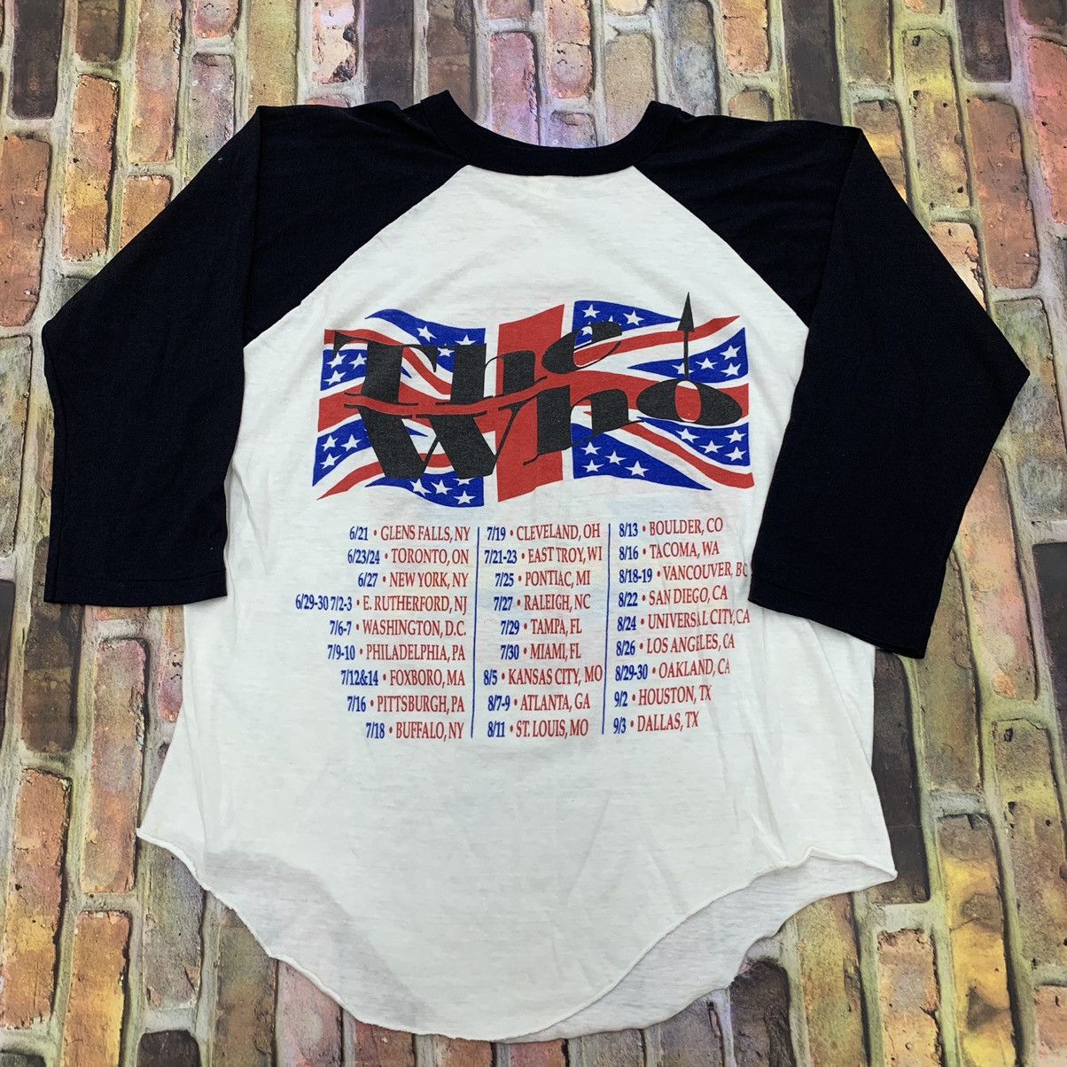 Band Tees × Vintage Vintage The Who raglan tee Size US XL / EU 56 / 4 - 2 Thumbnail