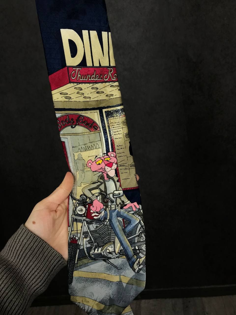 Vintage The Simpsons Pantera looney tunes 1993 vintage cult tie Size ONE SIZE - 8 Thumbnail