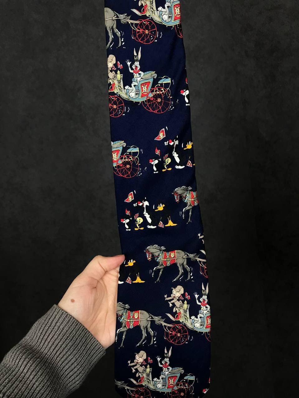 Vintage The Simpsons Pantera looney tunes 1993 vintage cult tie Size ONE SIZE - 5 Thumbnail