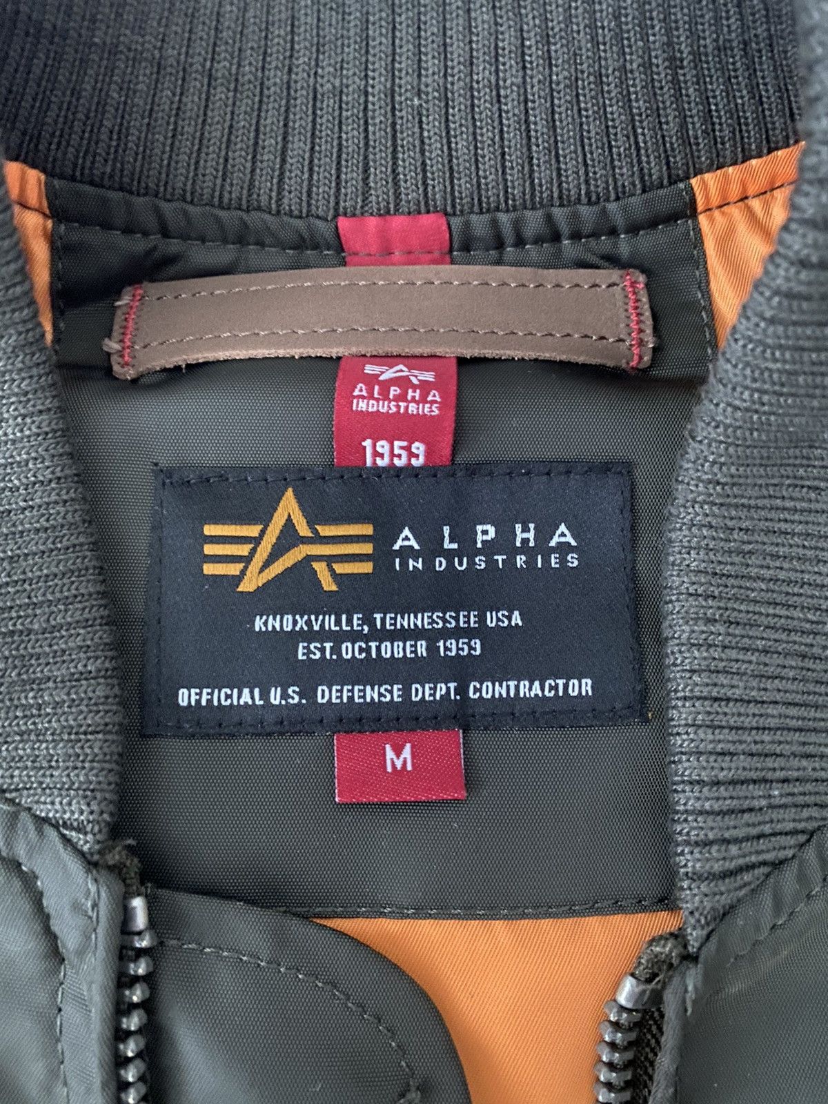 Alpha Industries Alpha Infustries MA-1 TT Size US M / EU 48-50 / 2 - 3 Thumbnail