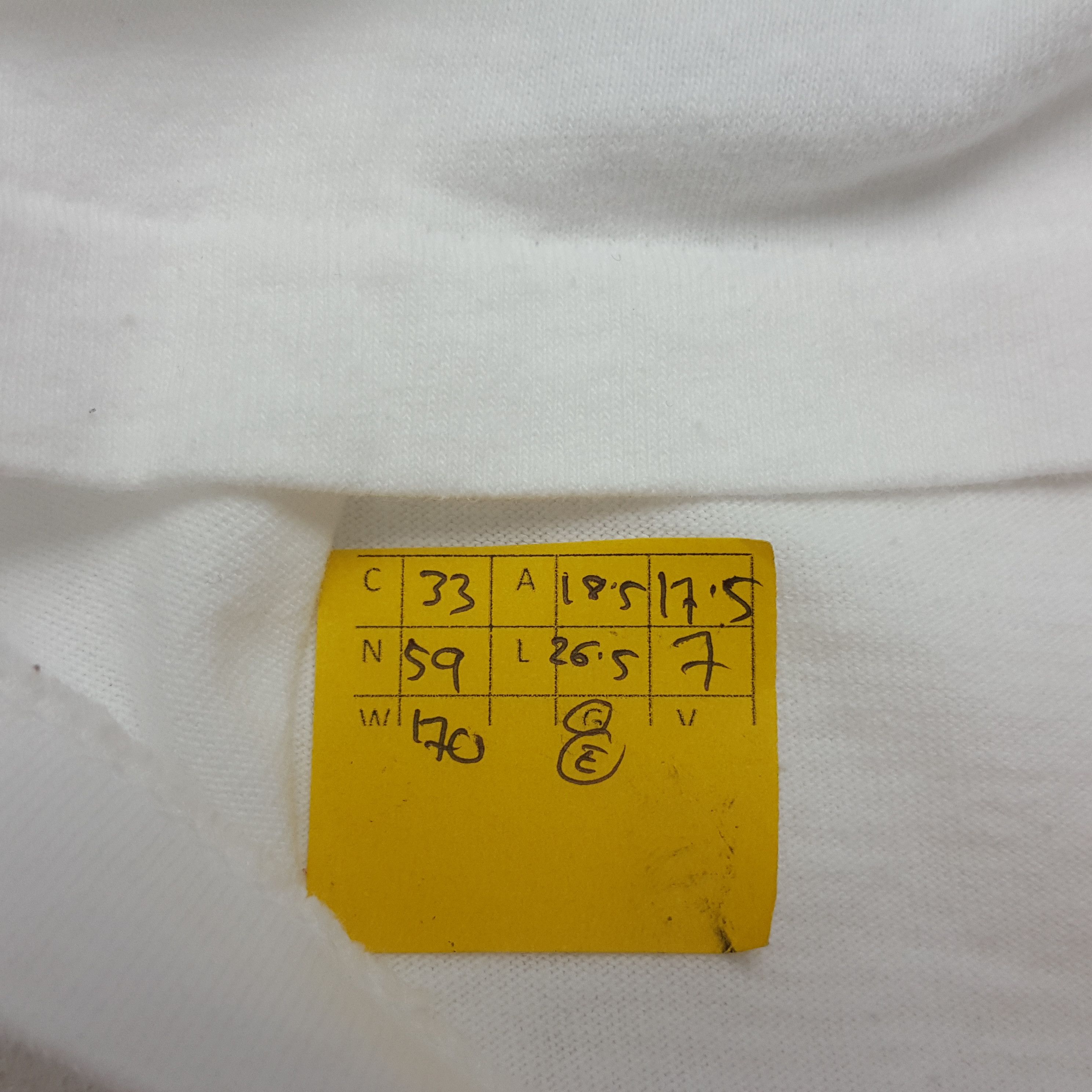 Vintage NUMBER NINE Japanese Brand white T-Shirt Made USA