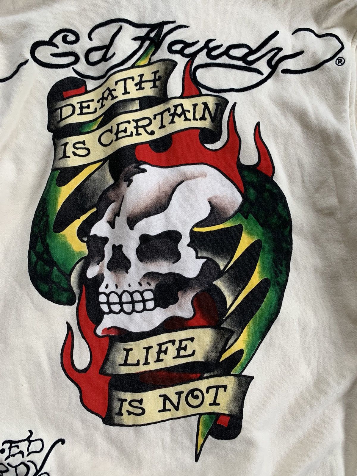 Christian Audigier Vintage Christian Audigier by Ed Hardy Zip hoodie Size US XL / EU 56 / 4 - 5 Thumbnail