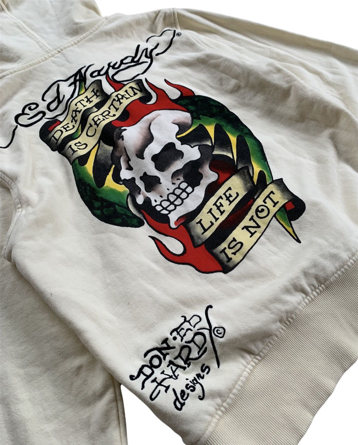Christian Audigier Vintage Christian Audigier by Ed Hardy Zip hoodie Size US XL / EU 56 / 4 - 4 Thumbnail