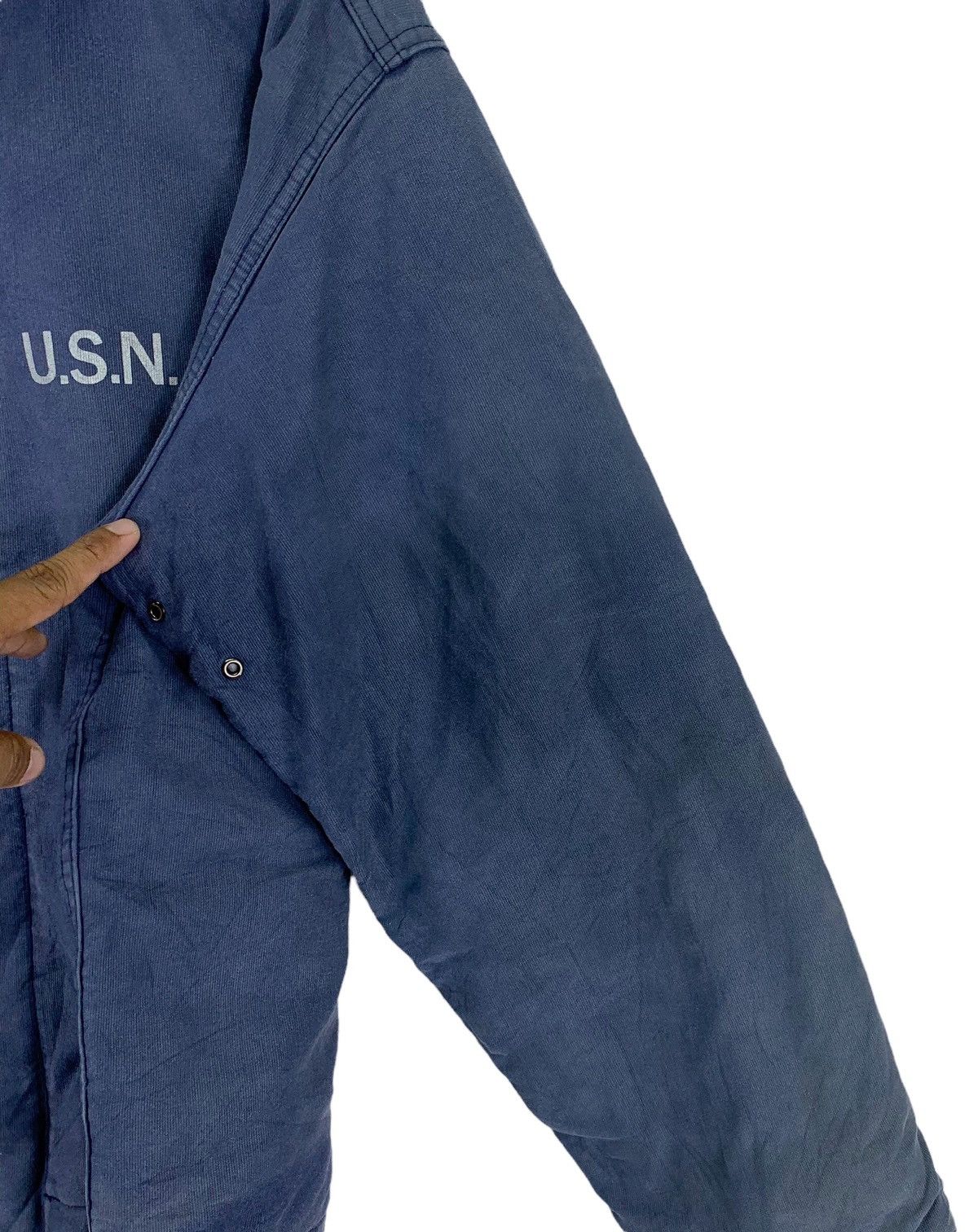 Vintage VINTAGE USN DECK MILITARY BOMBER JACKET Size US M / EU 48-50 / 2 - 6 Thumbnail
