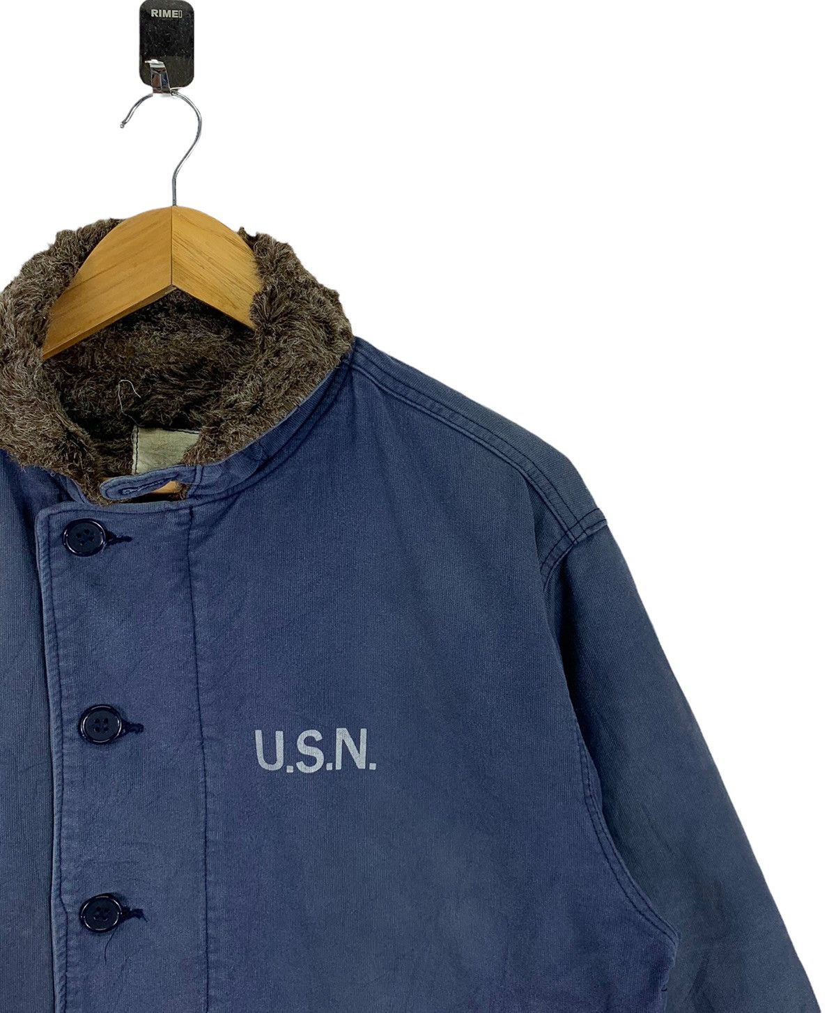 Vintage VINTAGE USN DECK MILITARY BOMBER JACKET Size US M / EU 48-50 / 2 - 5 Thumbnail