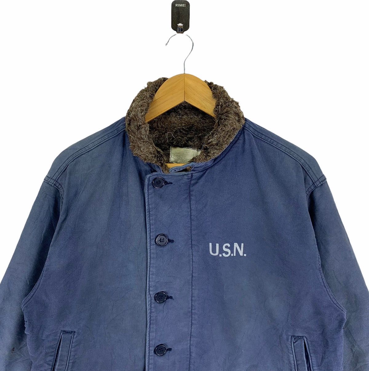 Vintage VINTAGE USN DECK MILITARY BOMBER JACKET Size US M / EU 48-50 / 2 - 4 Thumbnail