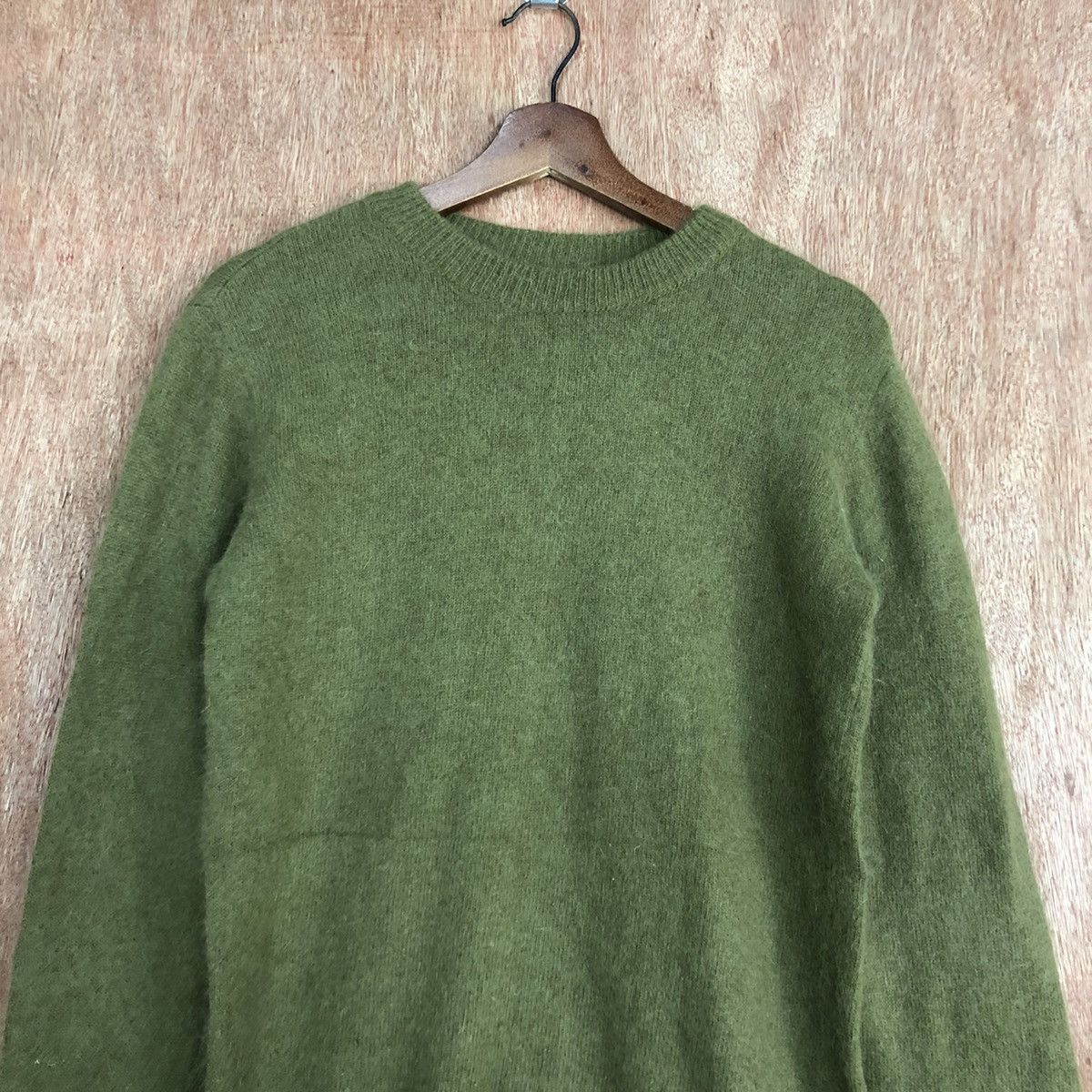 Homespun Knitwear Vintage Plain Green Knit Sweater Size S / US 4 / IT 40 - 2 Thumbnail