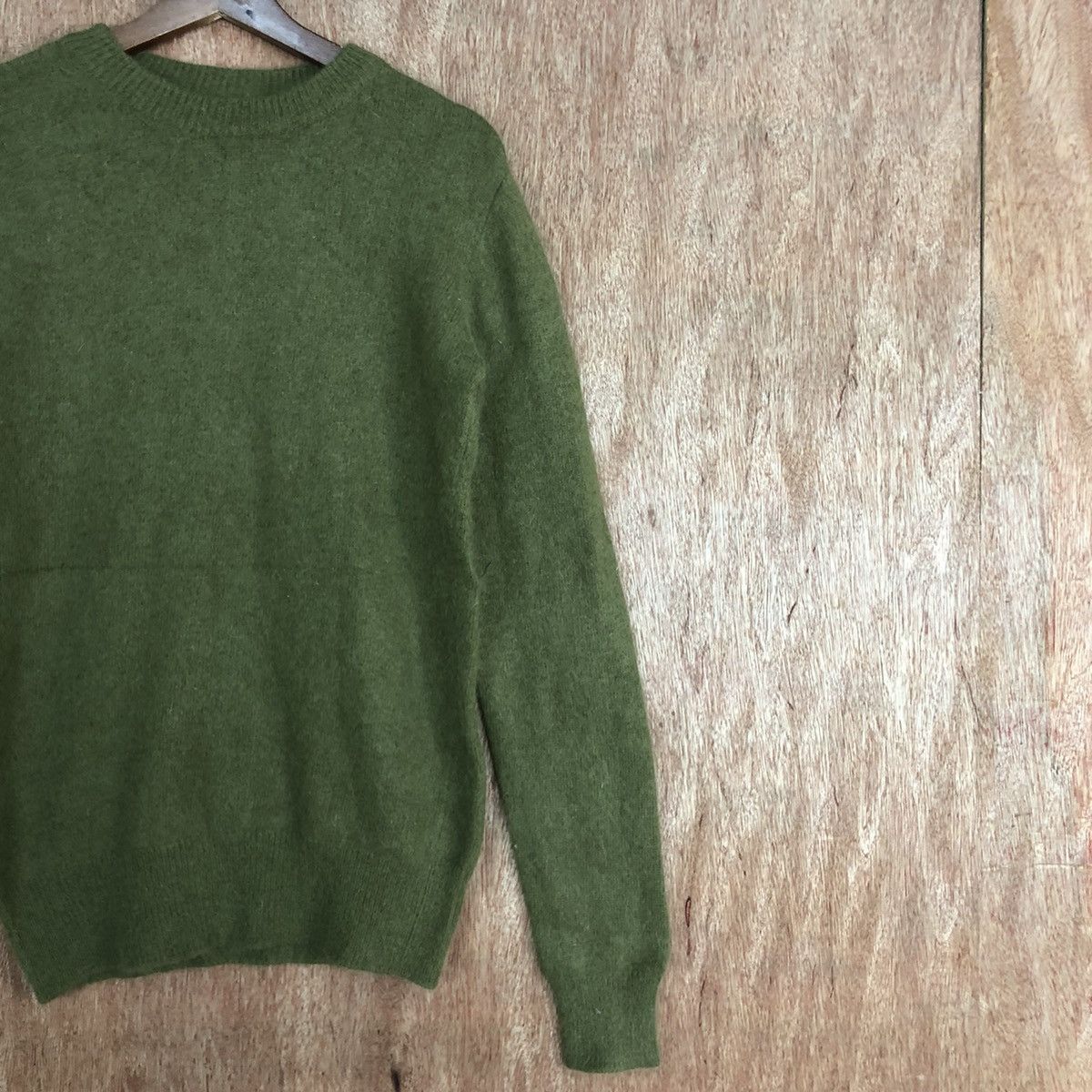Homespun Knitwear Vintage Plain Green Knit Sweater Size S / US 4 / IT 40 - 5 Thumbnail