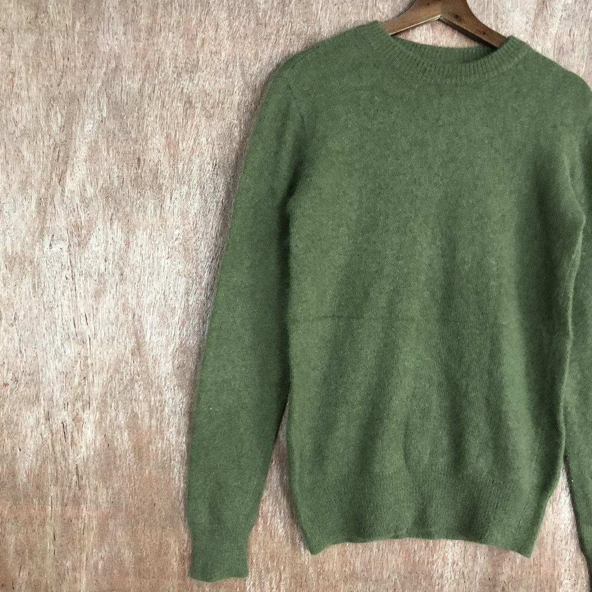 Homespun Knitwear Vintage Plain Green Knit Sweater Size S / US 4 / IT 40 - 7 Thumbnail