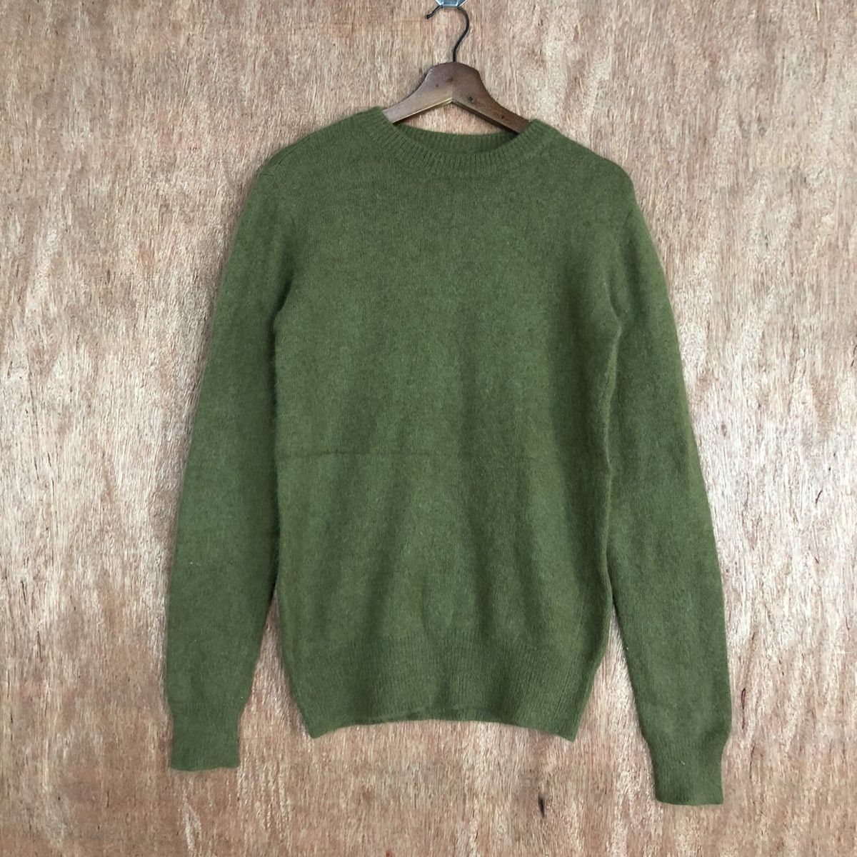 Homespun Knitwear Vintage Plain Green Knit Sweater Size S / US 4 / IT 40 - 3 Thumbnail