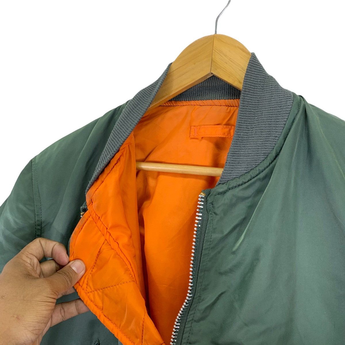 Alpha Industries VINTAGE ALPHA INDUSTRIES FLIGHT BOMBER JACKET Size US M / EU 48-50 / 2 - 4 Thumbnail