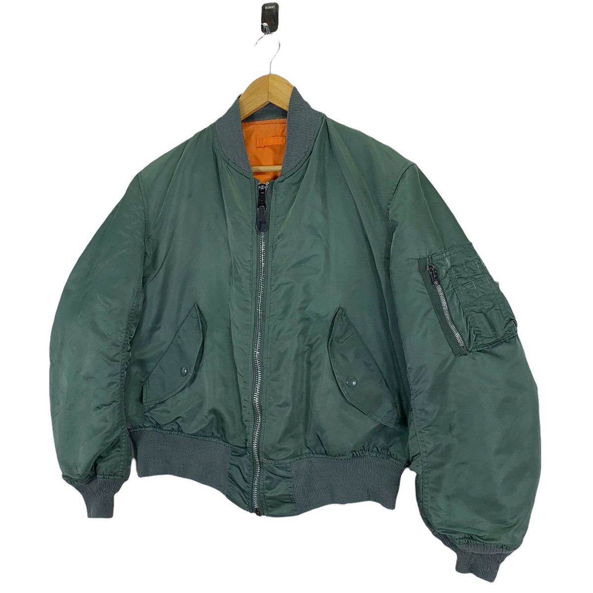 Alpha Industries VINTAGE ALPHA INDUSTRIES FLIGHT BOMBER JACKET Size US M / EU 48-50 / 2 - 2 Thumbnail