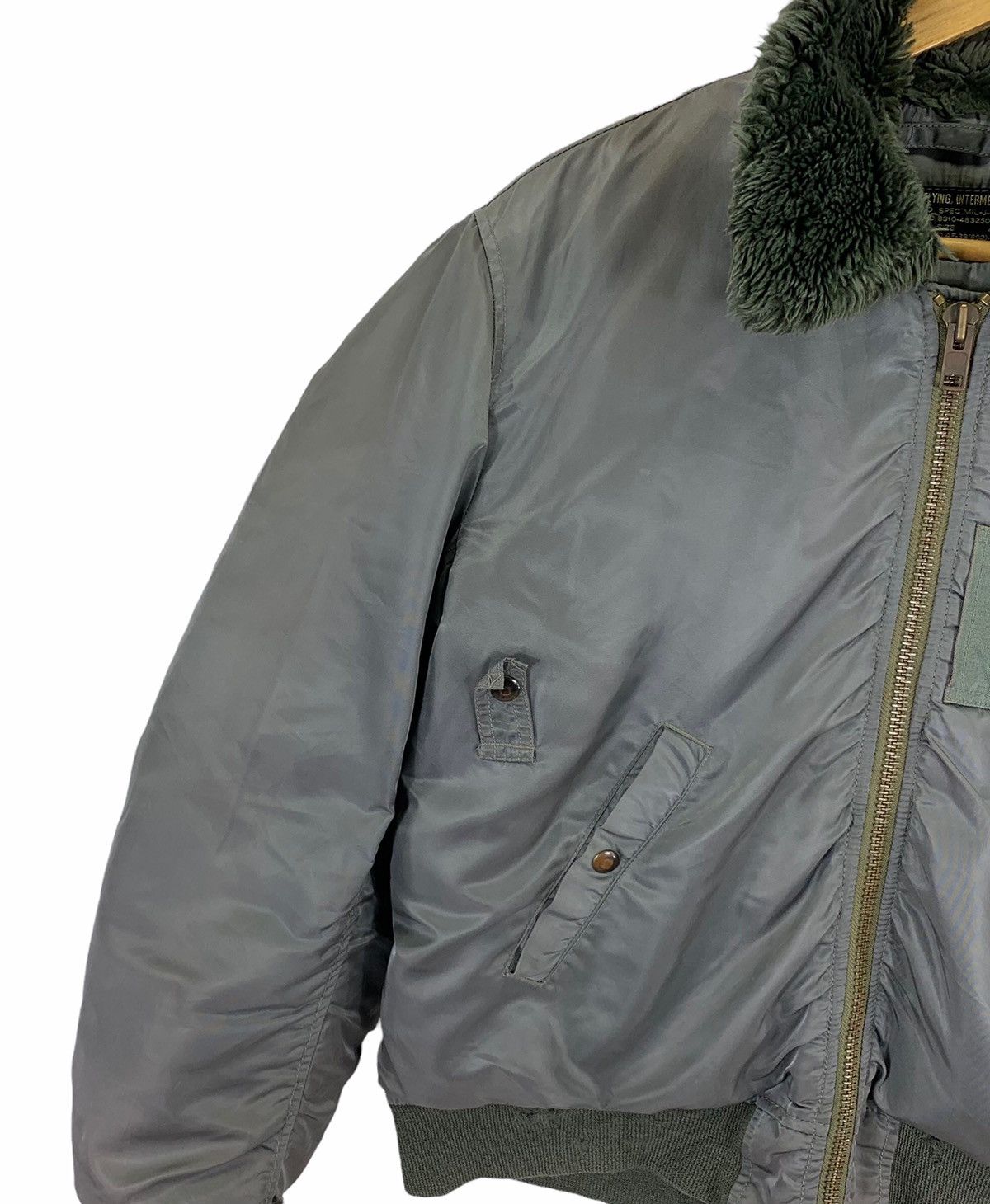 Vintage VINTAGE US AIR FORCE MILITARY FLIGHT BOMBER JACKET Size US L / EU 52-54 / 3 - 5 Thumbnail