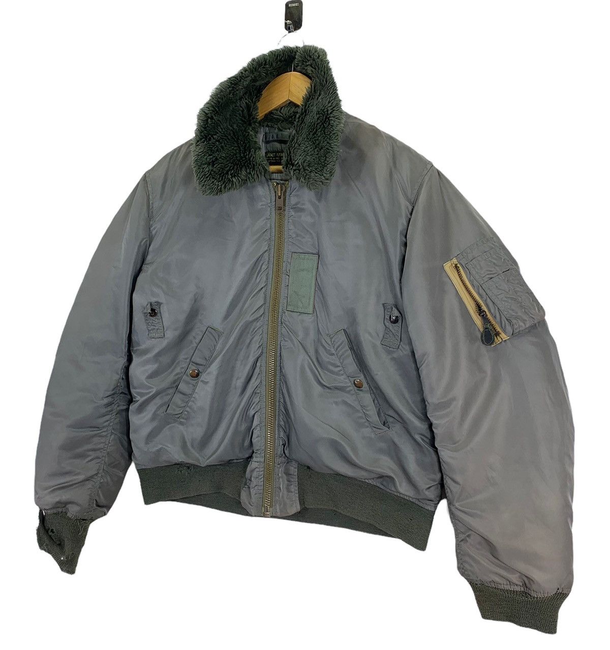 Vintage VINTAGE US AIR FORCE MILITARY FLIGHT BOMBER JACKET Size US L / EU 52-54 / 3 - 2 Thumbnail
