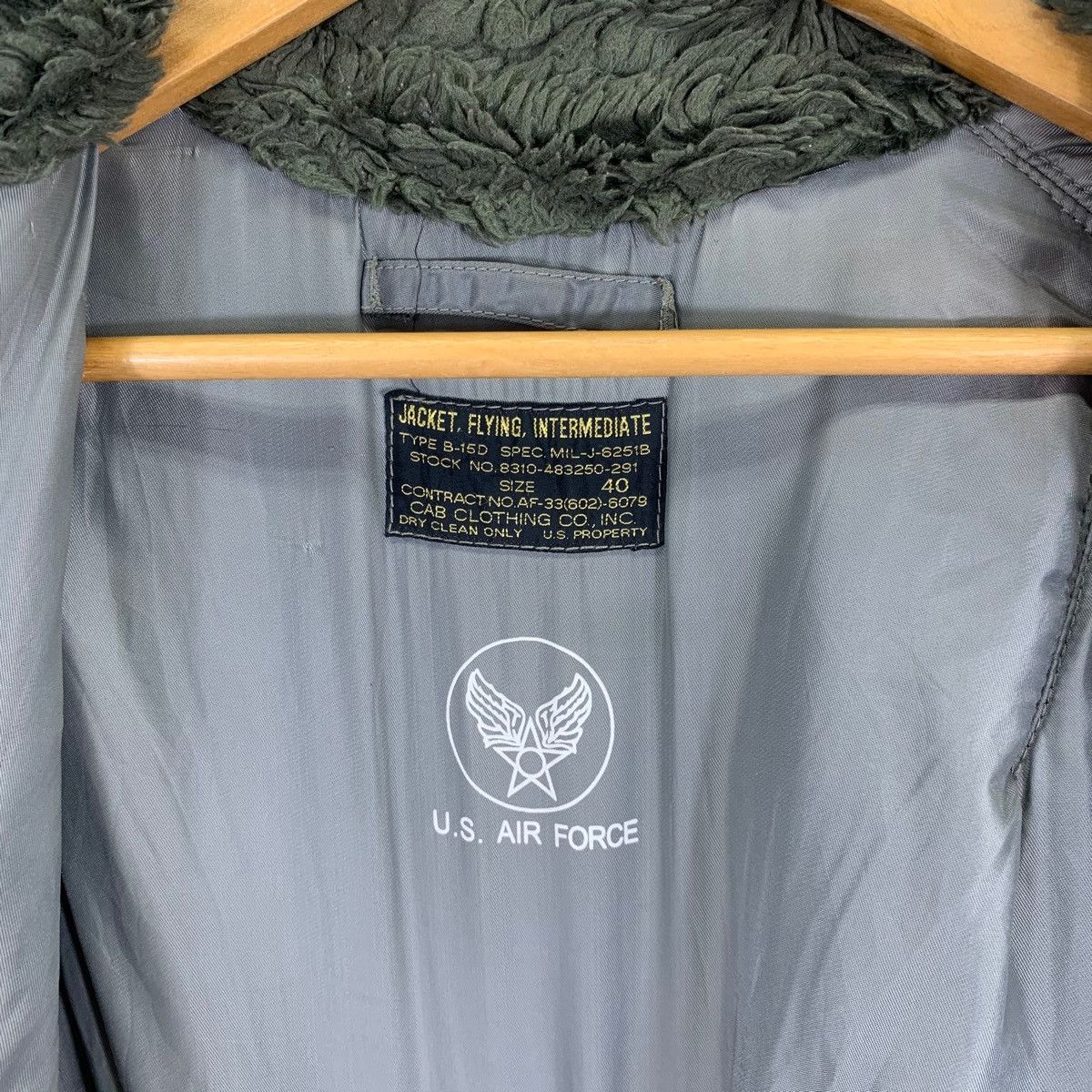 Vintage VINTAGE US AIR FORCE MILITARY FLIGHT BOMBER JACKET Size US L / EU 52-54 / 3 - 10 Thumbnail