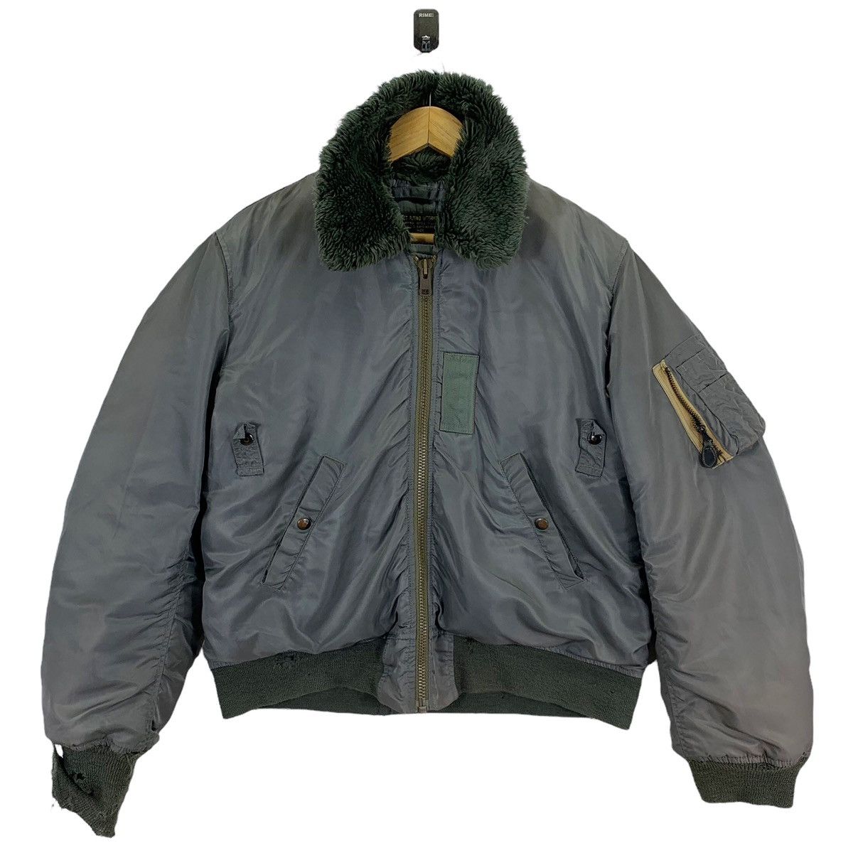 Vintage VINTAGE US AIR FORCE MILITARY FLIGHT BOMBER JACKET Size US L / EU 52-54 / 3 - 1 Thumbnail