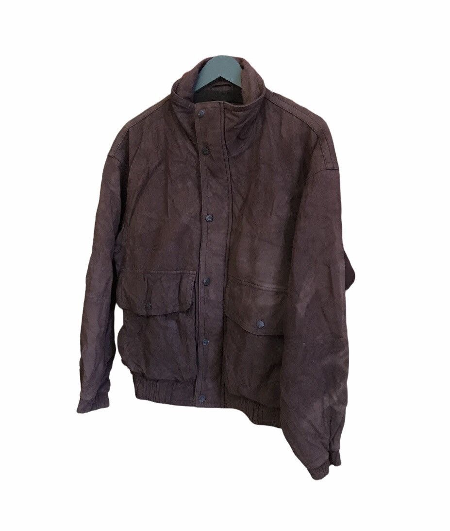 Timberland cowhide leather jacket hotsell