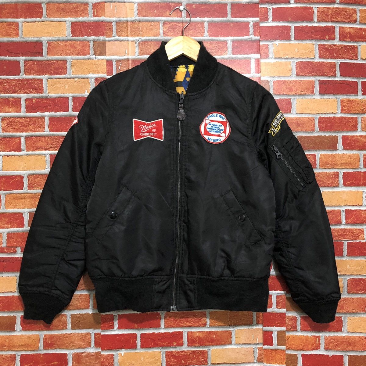 Japanese Brand Rodeo Crowns Reversible Bomber Jacket Size US S / EU 44-46 / 1 - 5 Thumbnail