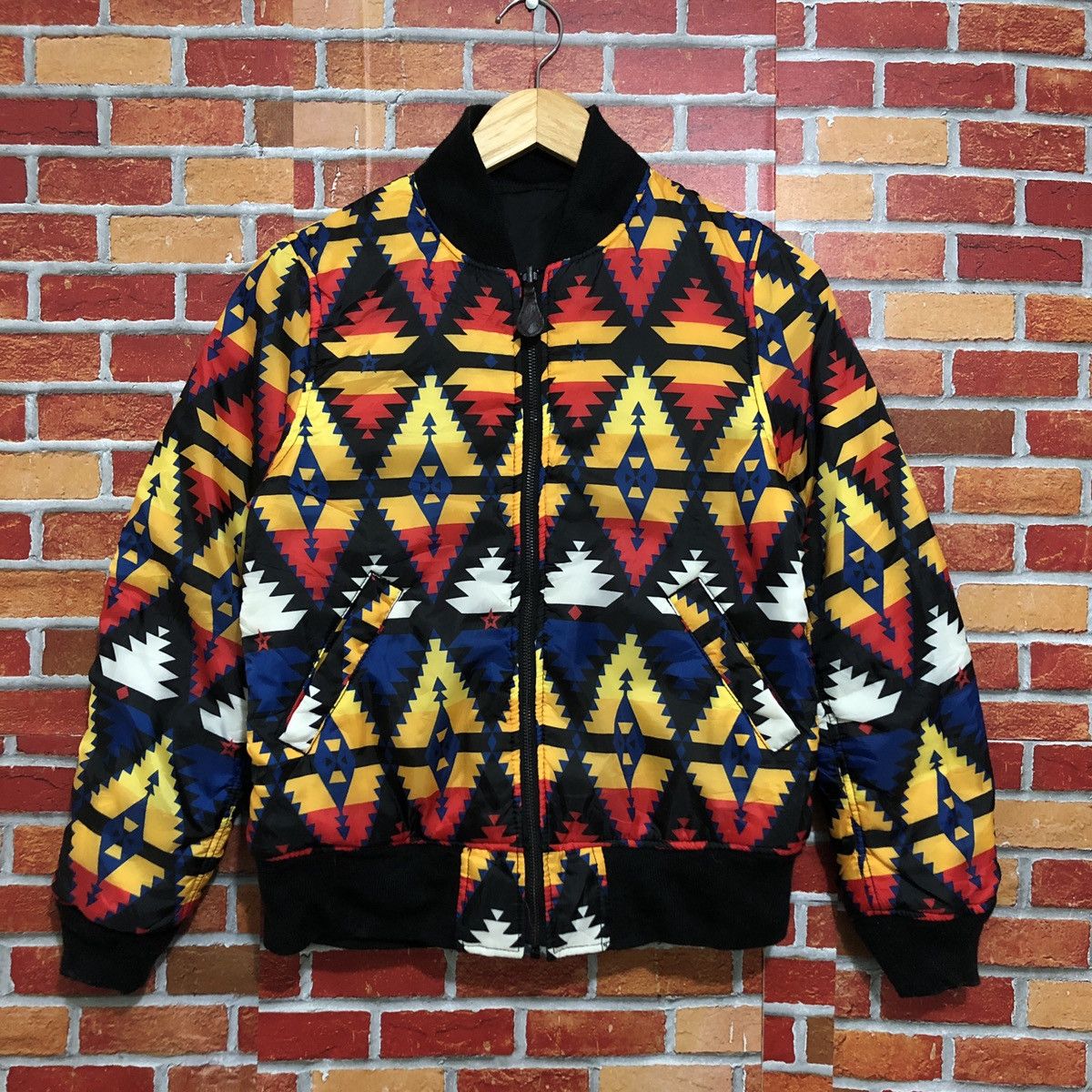 Japanese Brand Rodeo Crowns Reversible Bomber Jacket Size US S / EU 44-46 / 1 - 1 Thumbnail