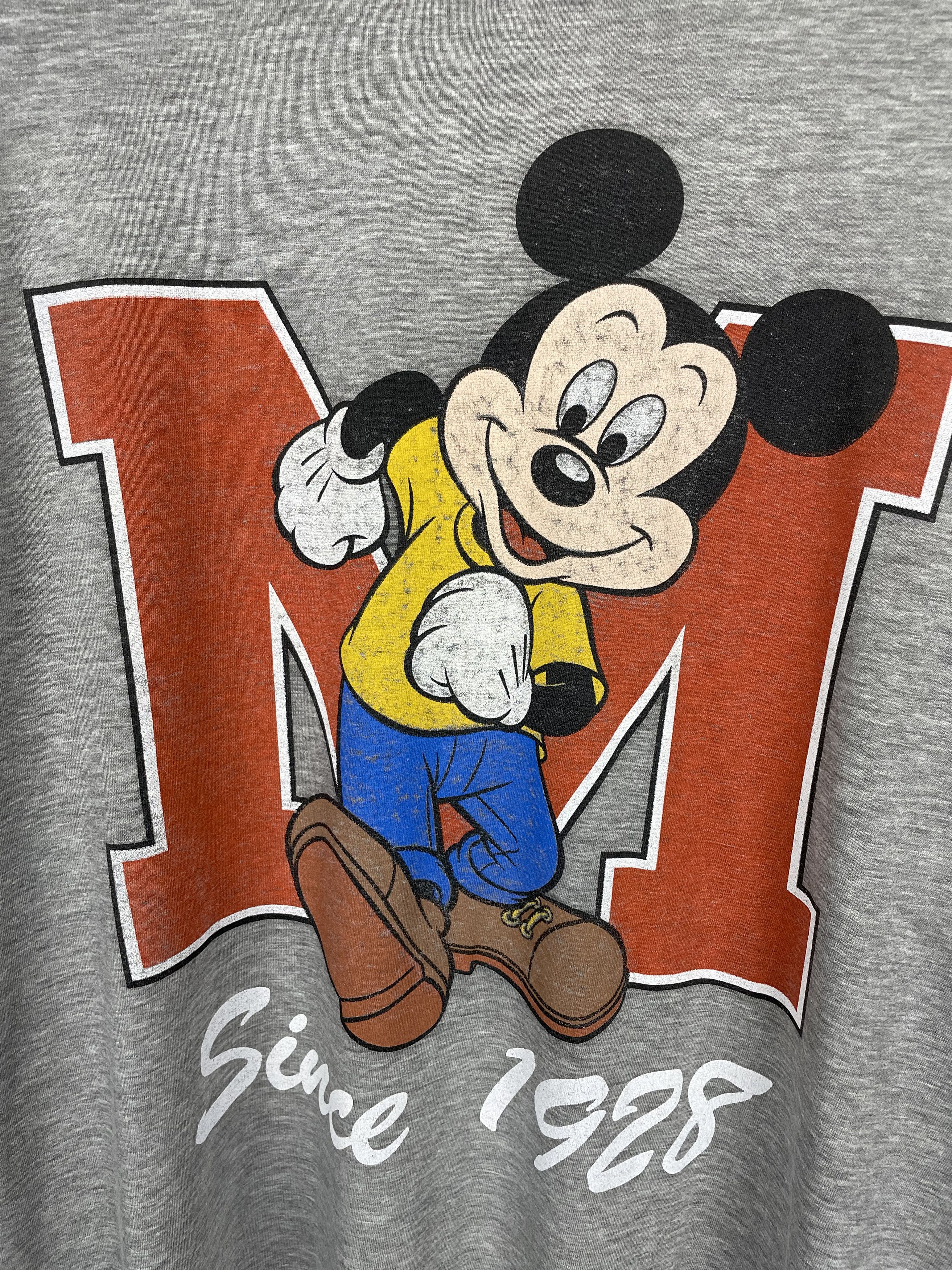 Disney × Mickey Mouse × Vintage Vintage 90s Disney Mickey Mouse T-Shirt Size US XXL / EU 58 / 5 - 3 Thumbnail