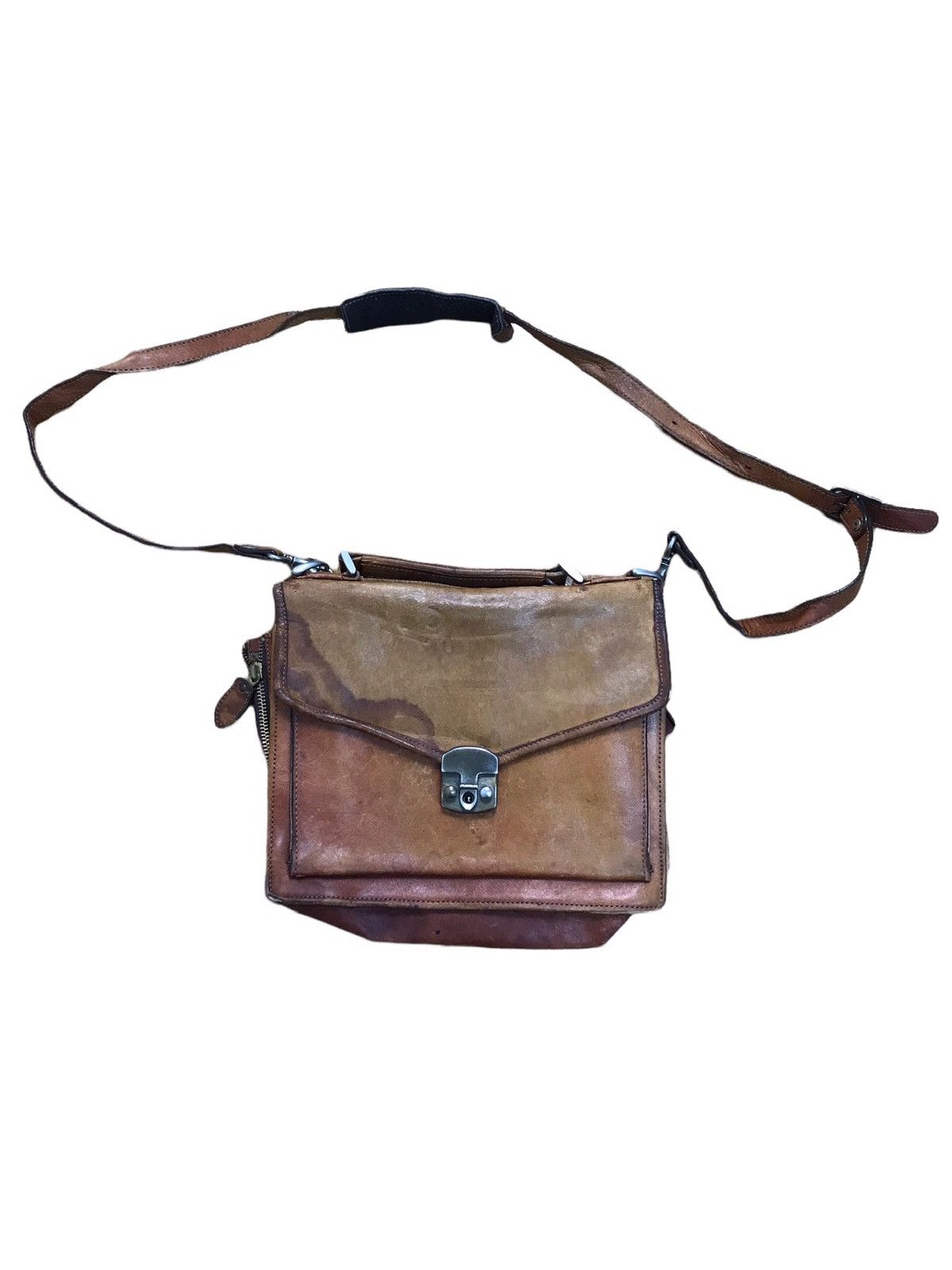 Vintage Luggage Leather Bag