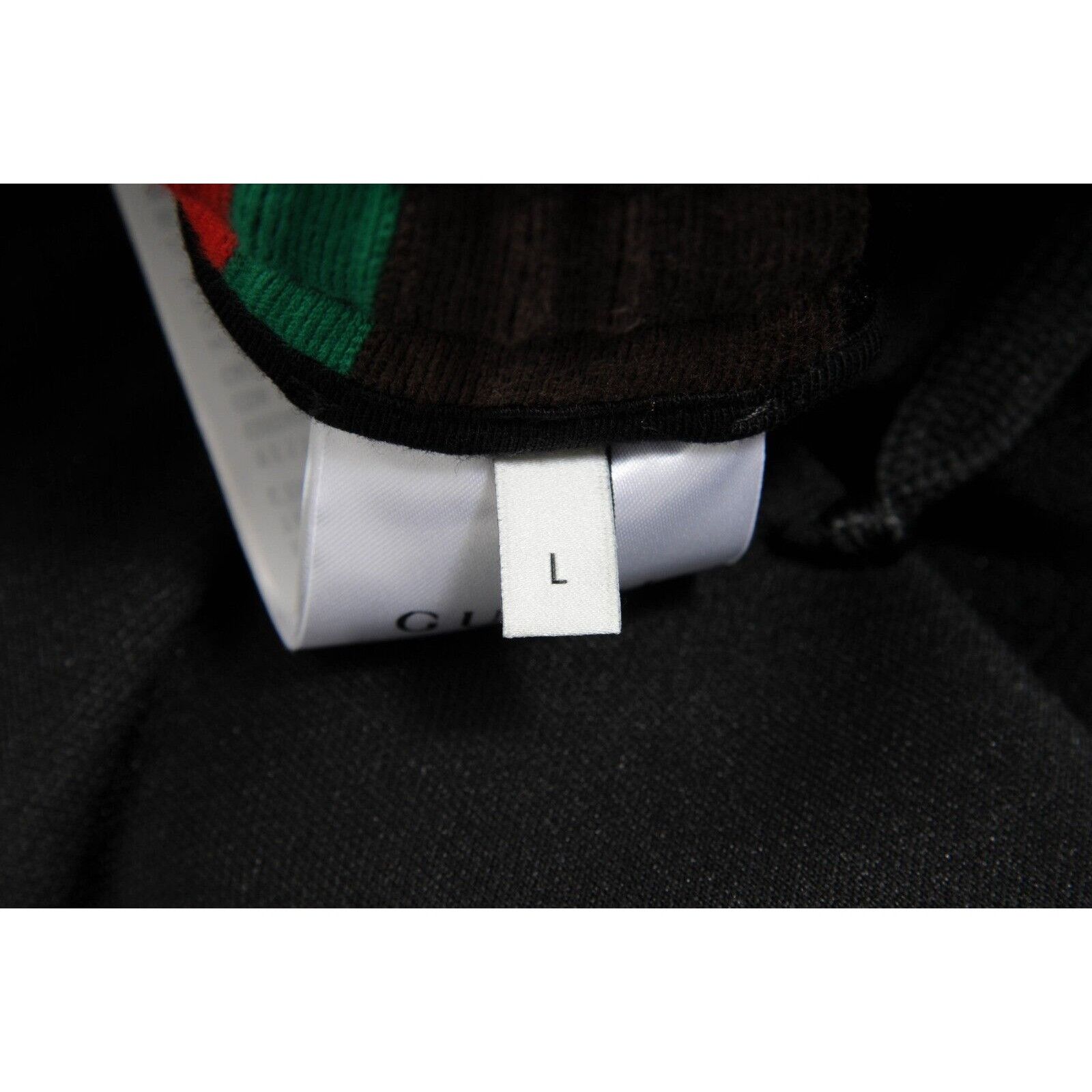 Gucci Striped Track Pants Large Black Green Red Joggers GG Logo Size US 34 / EU 50 - 8 Thumbnail