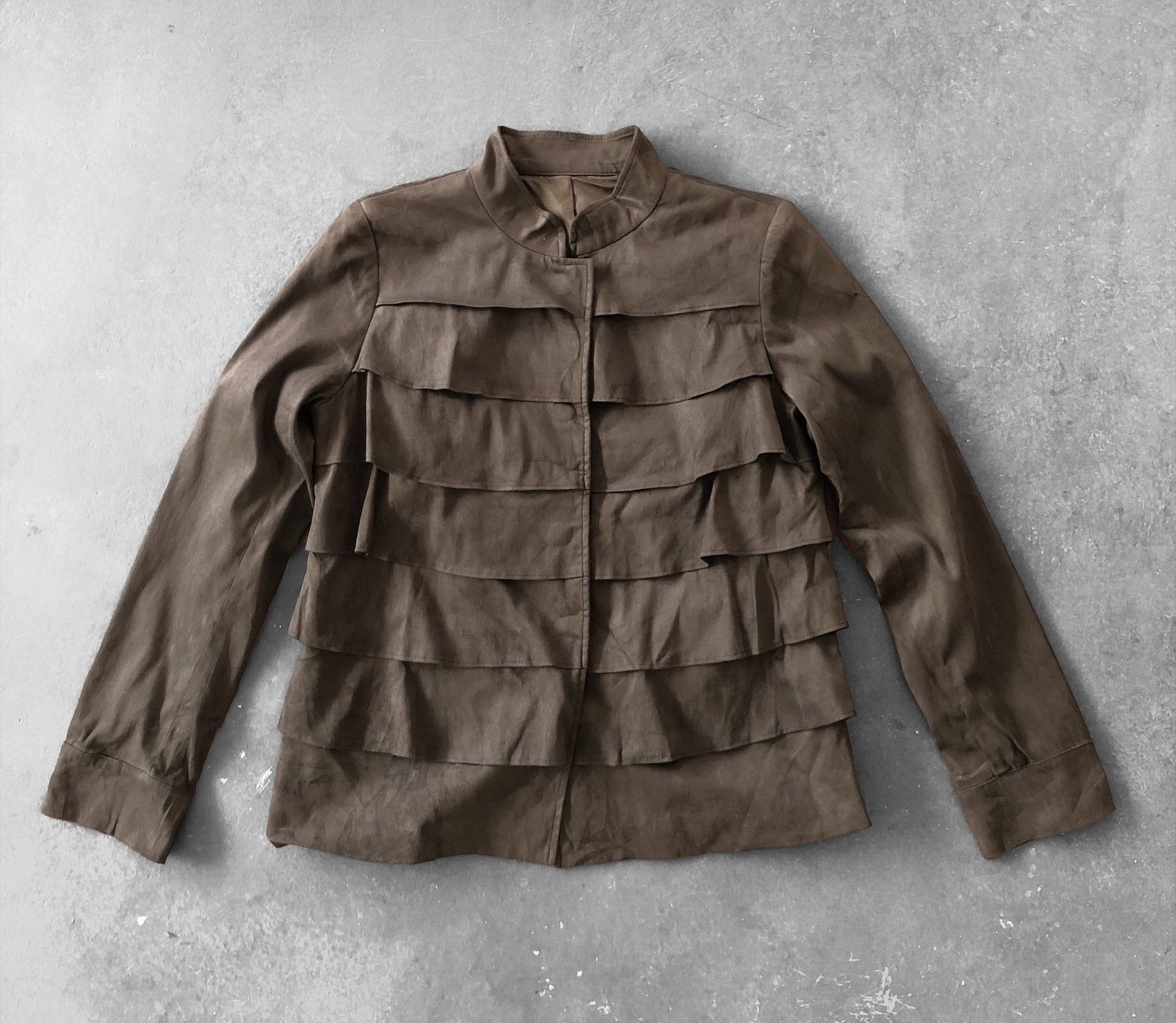 VINTAGE JAPAN OTTO RUFFLE VELVET JACKET