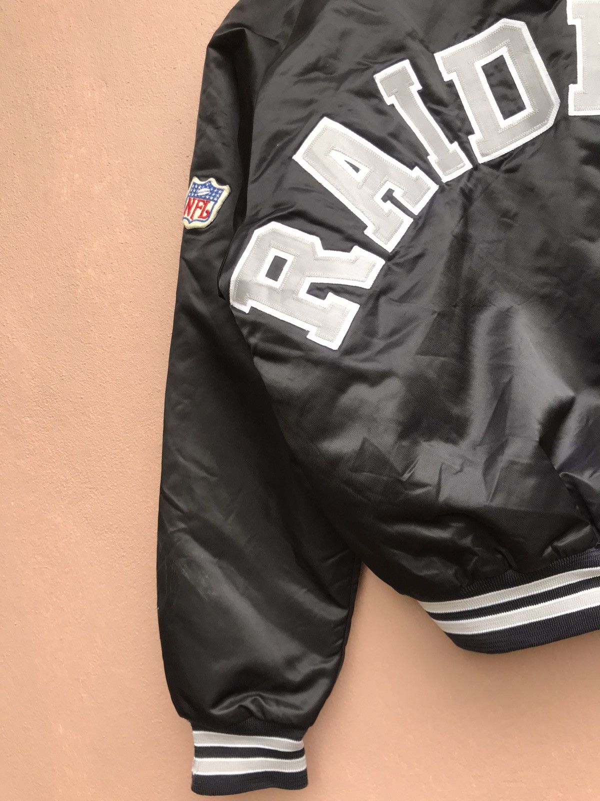 NFL Vintage NFL Team Riders by Chalk Line Bomber Varsity Jacket Size US M / EU 48-50 / 2 - 18 Thumbnail