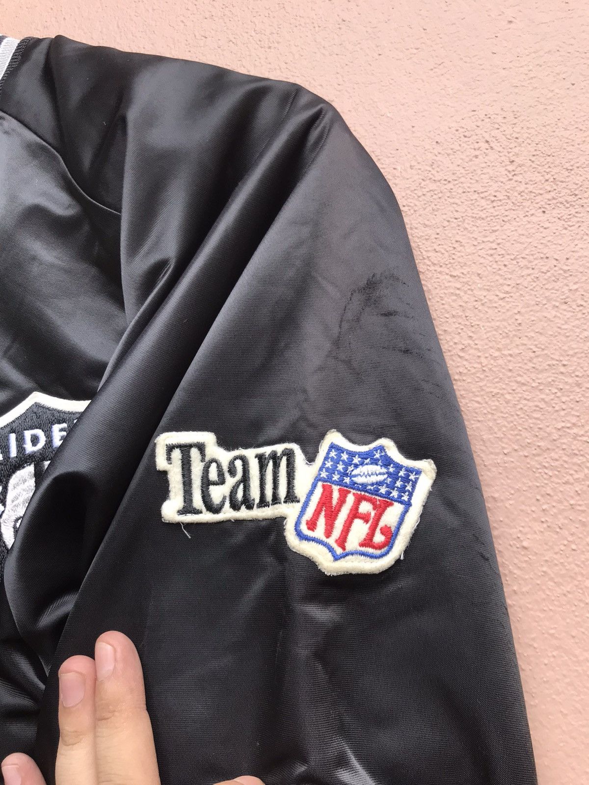 NFL Vintage NFL Team Riders by Chalk Line Bomber Varsity Jacket Size US M / EU 48-50 / 2 - 12 Thumbnail