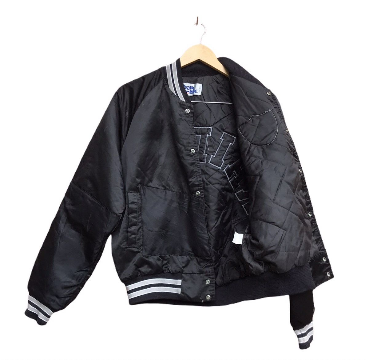 NFL Vintage NFL Team Riders by Chalk Line Bomber Varsity Jacket Size US M / EU 48-50 / 2 - 2 Thumbnail