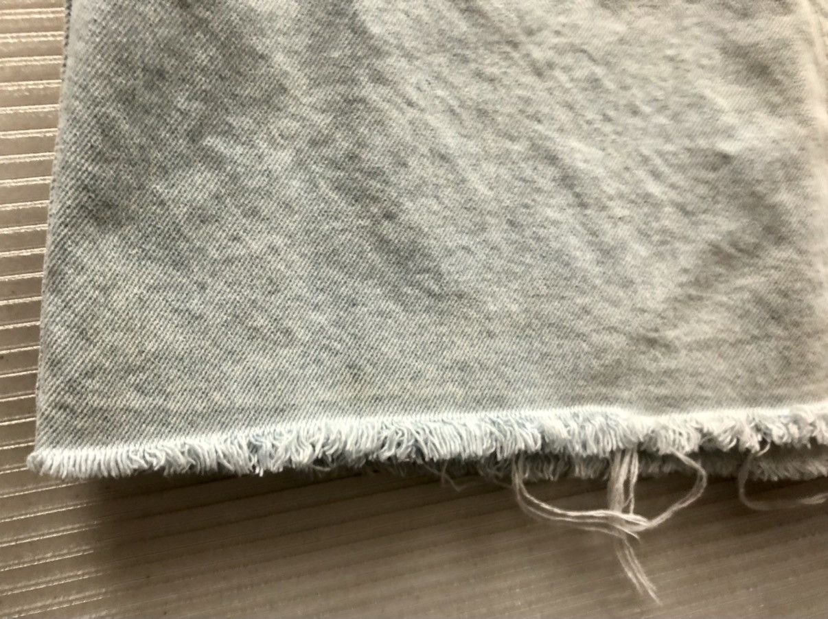 Calvin Klein CALVIN KLIEN 🇺🇸 VINTAGE BLEACH DENIM SKIRT Y2K FRAYED ENDS 11 Size 32" / US 10 / IT 46 - 10 Thumbnail