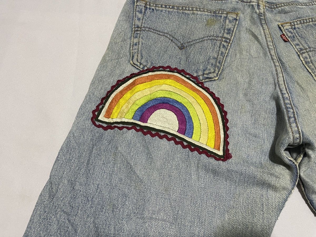 Levi's × Levi's Vintage Clothing 🔥RARE🔥 vintage Levis 501 x Paravion Co -Handmade jeans Size US 31 - 9 Thumbnail