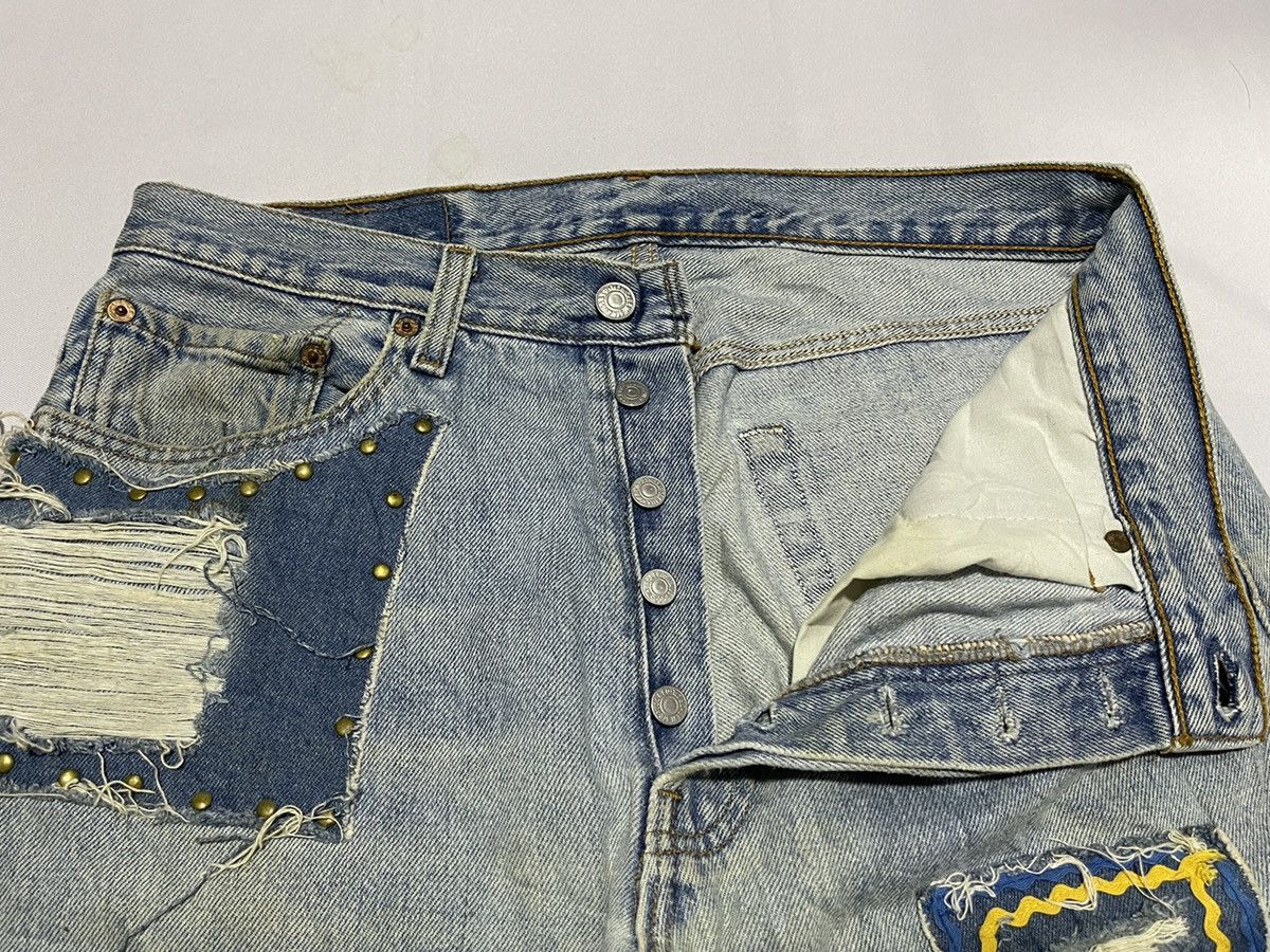 Levi's × Levi's Vintage Clothing 🔥RARE🔥 vintage Levis 501 x Paravion Co -Handmade jeans Size US 31 - 3 Thumbnail