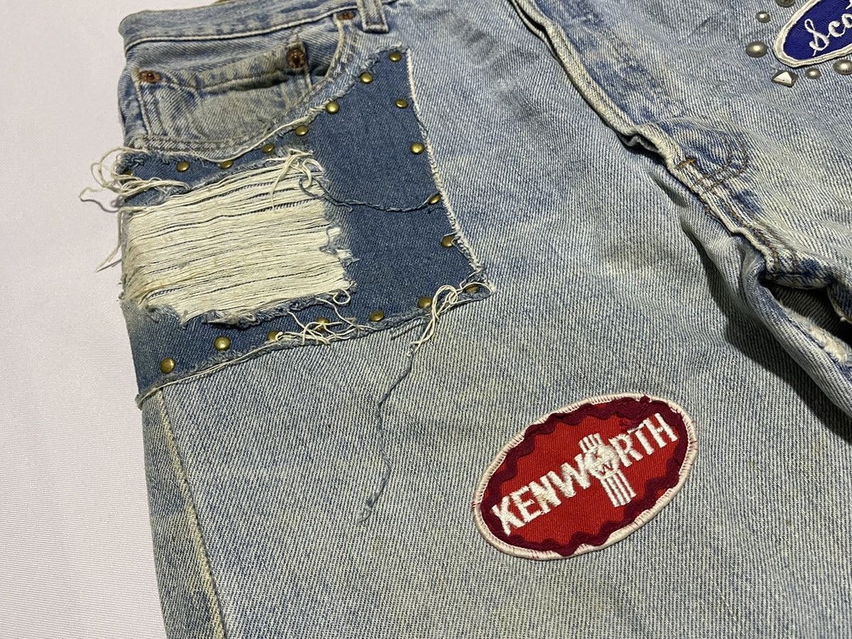 Levi's × Levi's Vintage Clothing 🔥RARE🔥 vintage Levis 501 x Paravion Co -Handmade jeans Size US 31 - 5 Thumbnail