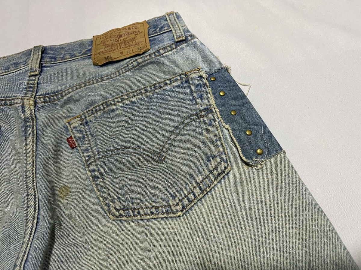 Levi's × Levi's Vintage Clothing 🔥RARE🔥 vintage Levis 501 x Paravion Co -Handmade jeans Size US 31 - 8 Thumbnail