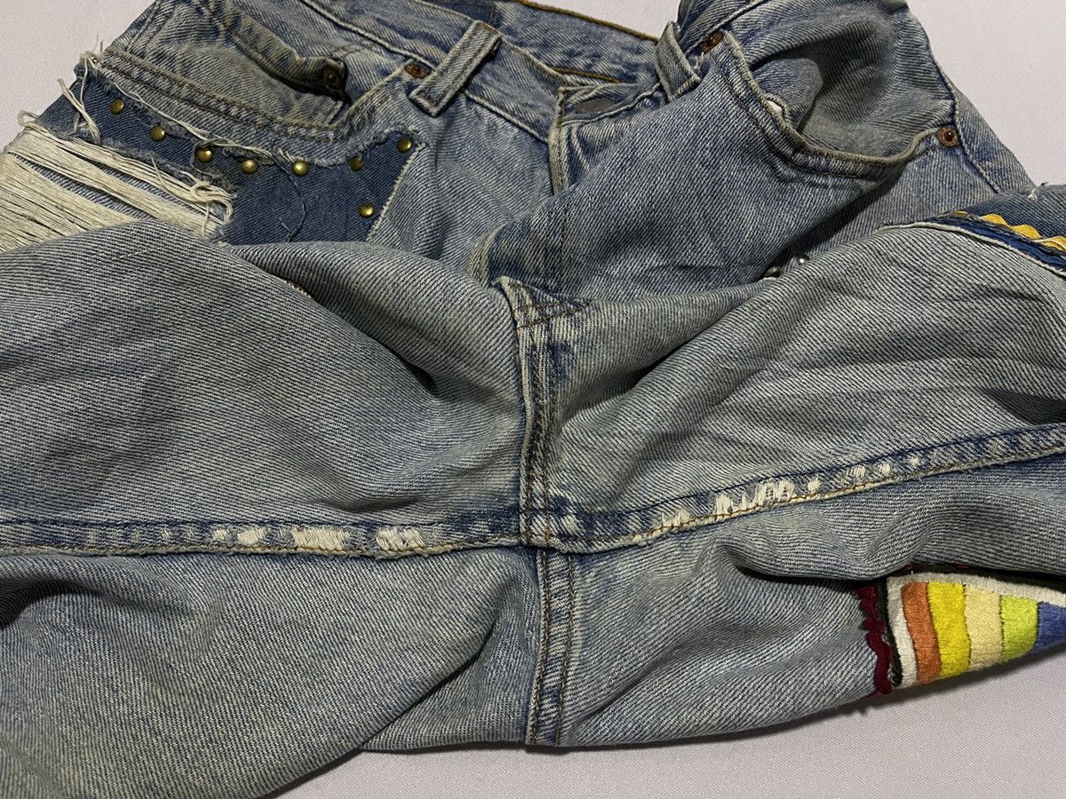 Levi's × Levi's Vintage Clothing 🔥RARE🔥 vintage Levis 501 x Paravion Co -Handmade jeans Size US 31 - 11 Thumbnail