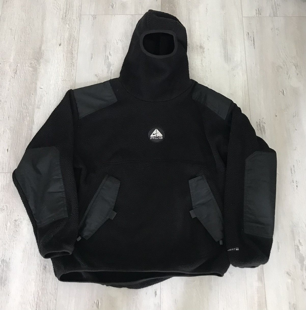Vintage 🔥Very Rare🔥 Vintage Nike ACG balaclava ninja hoodie USA | Grailed