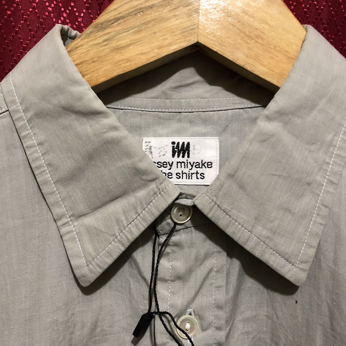Issey Miyake × Vintage Vintage ISSEY MIYAKE Design Button Ups Shirt Size US M / EU 48-50 / 2 - 3 Thumbnail