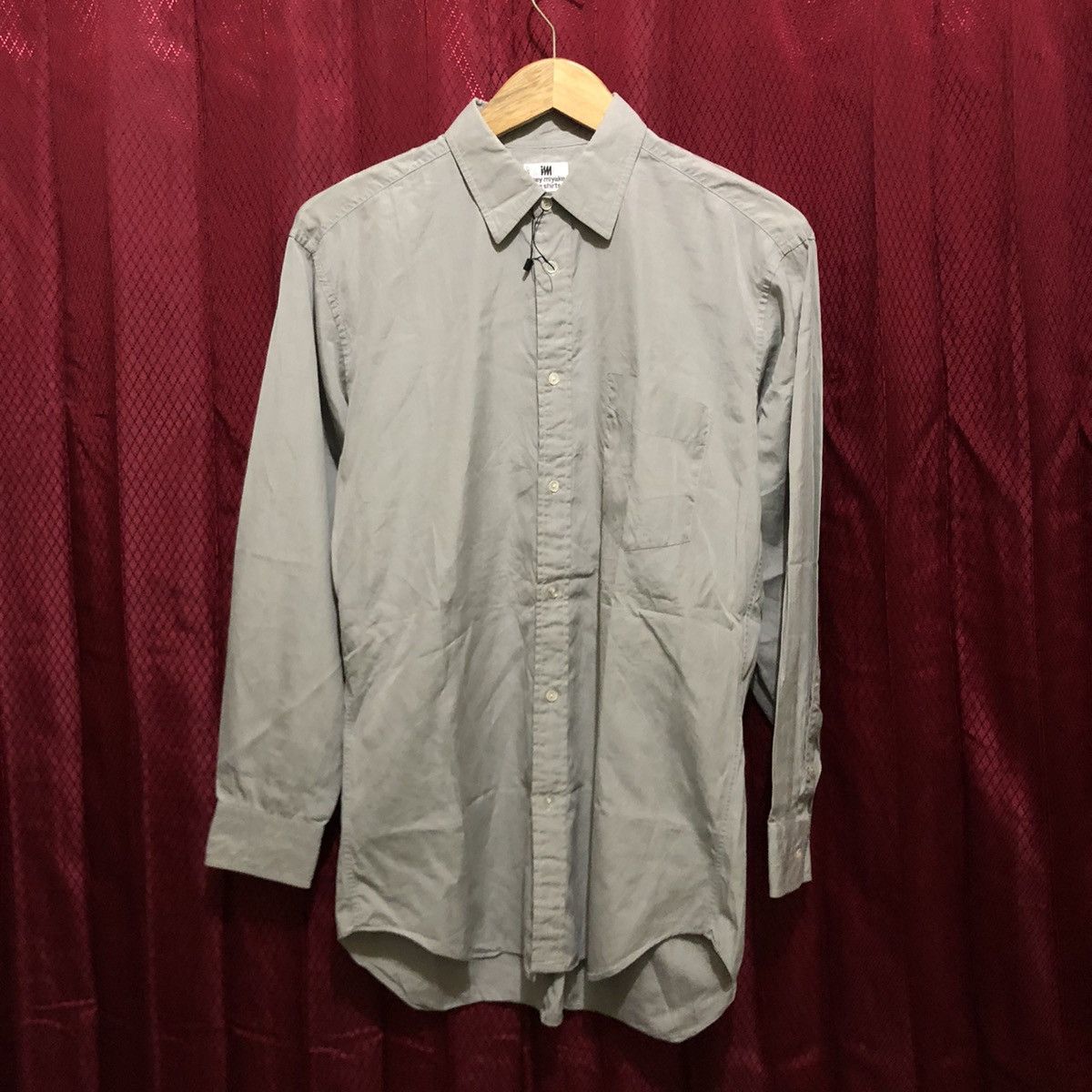 Issey Miyake × Vintage Vintage ISSEY MIYAKE Design Button Ups Shirt Size US M / EU 48-50 / 2 - 1 Thumbnail