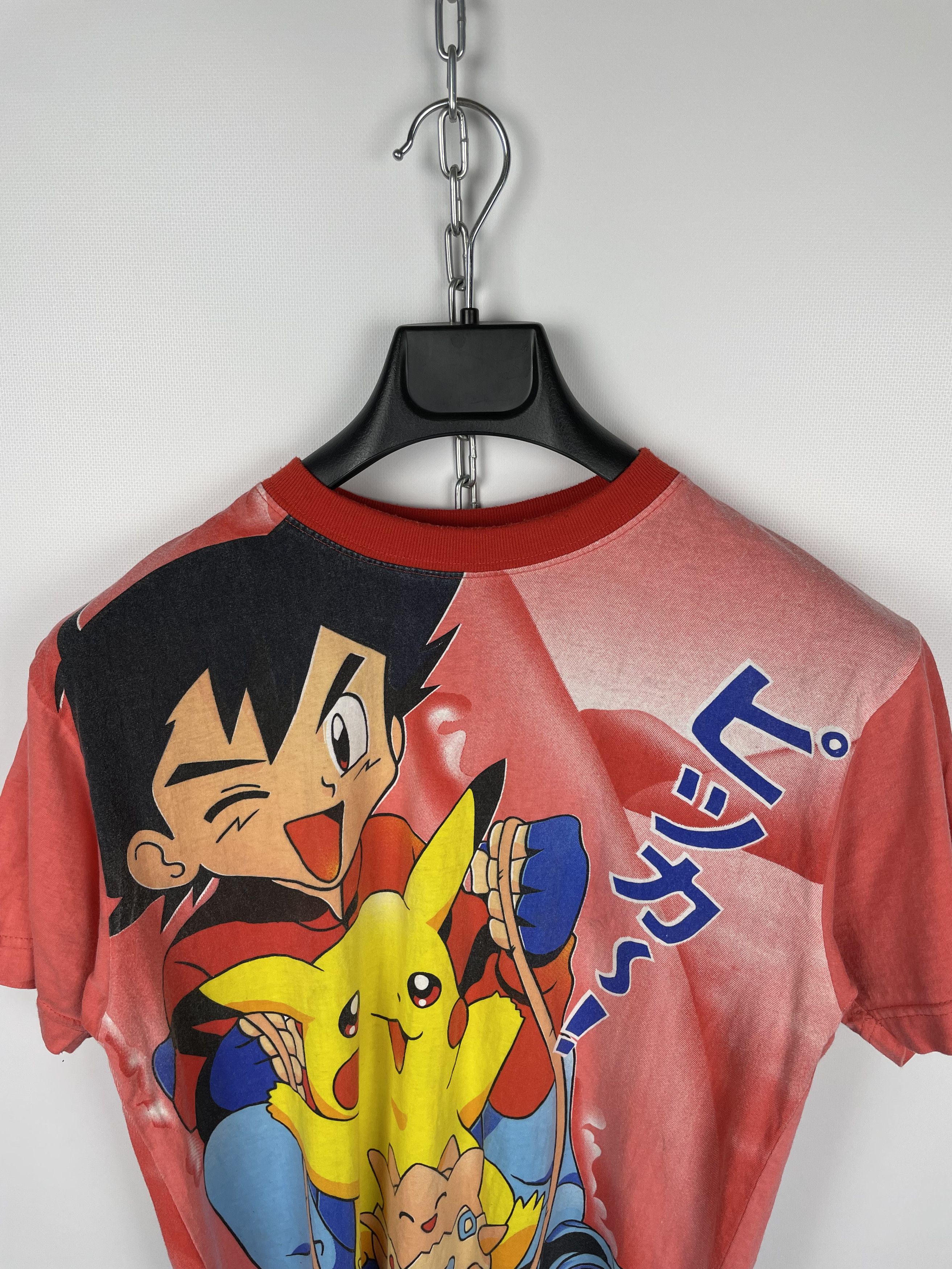 Cartoon Network × Pokemon × Vintage Vintage 00s Pokemon Overprinted T-Shirt Size US S / EU 44-46 / 1 - 2 Thumbnail