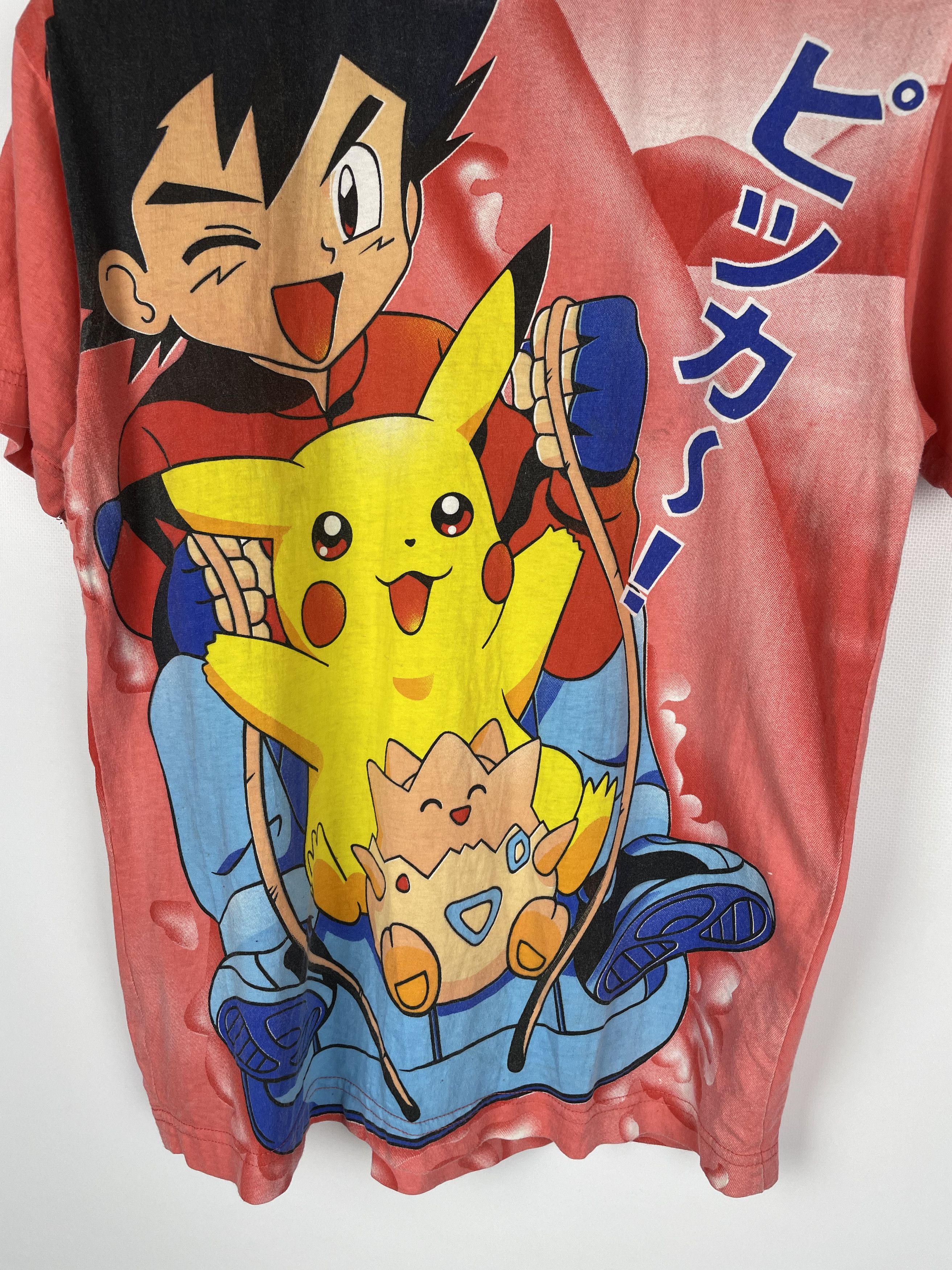 Cartoon Network × Pokemon × Vintage Vintage 00s Pokemon Overprinted T-Shirt Size US S / EU 44-46 / 1 - 3 Thumbnail