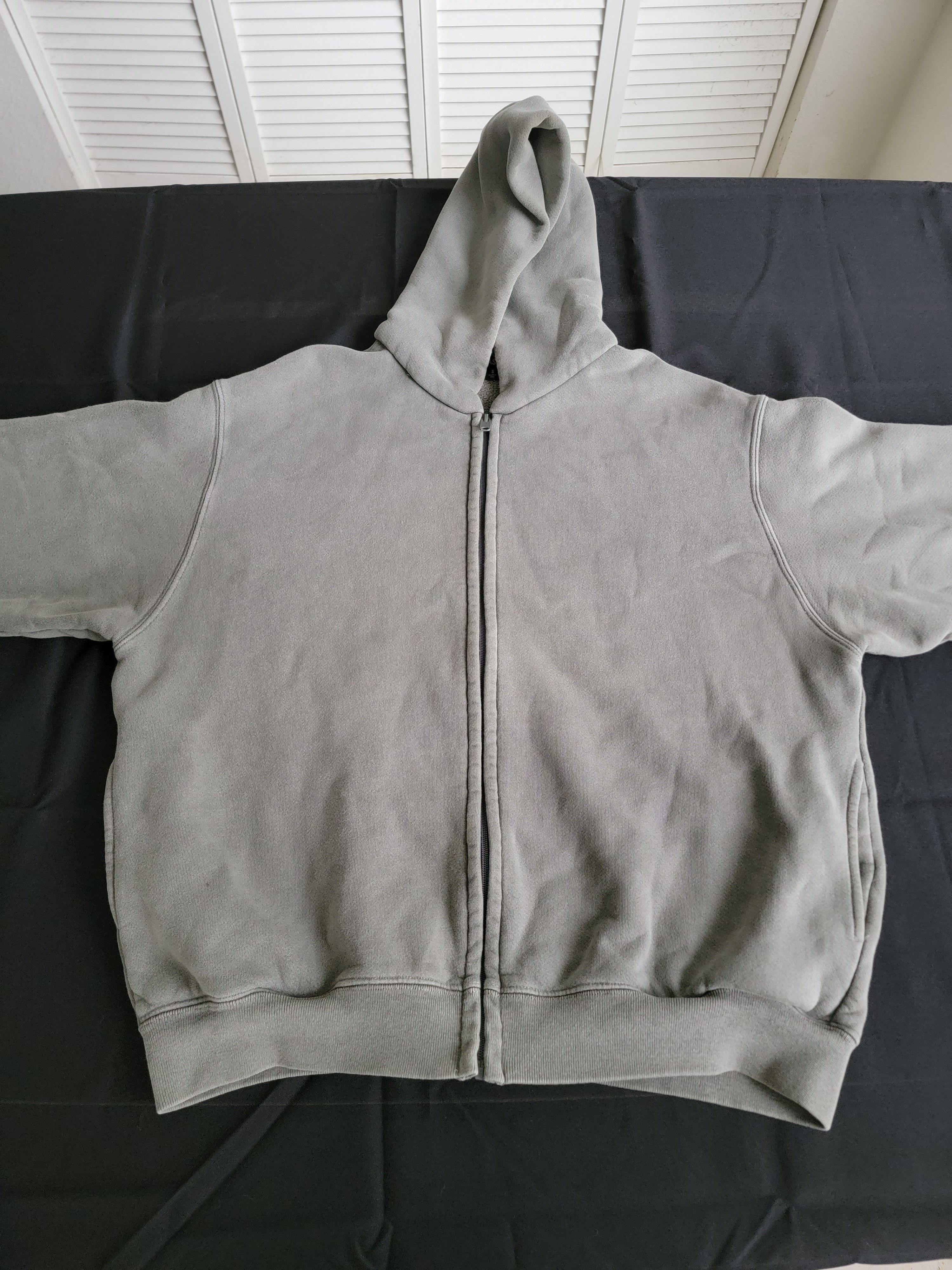 Yeezy Season Yeezy Season 6 Zip Up Hoodie (Gravel) | Grailed