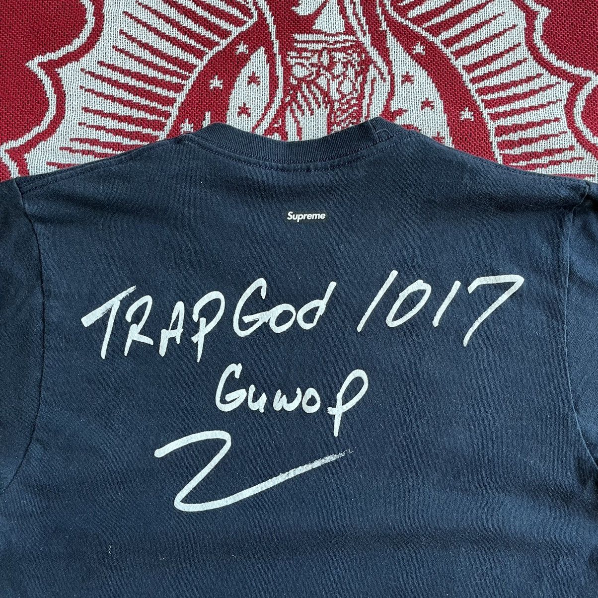 Supreme Used FW16 Supreme Gucci Mane Tee Box Logo Navy Size S Size US S / EU 44-46 / 1 - 11 Thumbnail