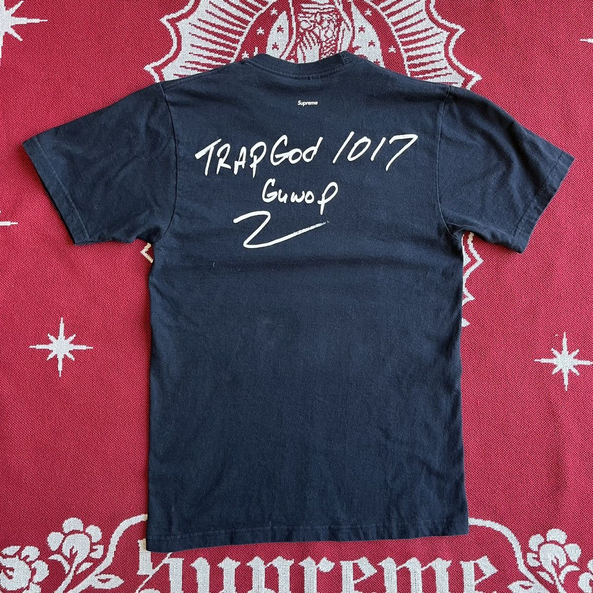 Supreme Used FW16 Supreme Gucci Mane Tee Box Logo Navy Size S Size US S / EU 44-46 / 1 - 10 Thumbnail