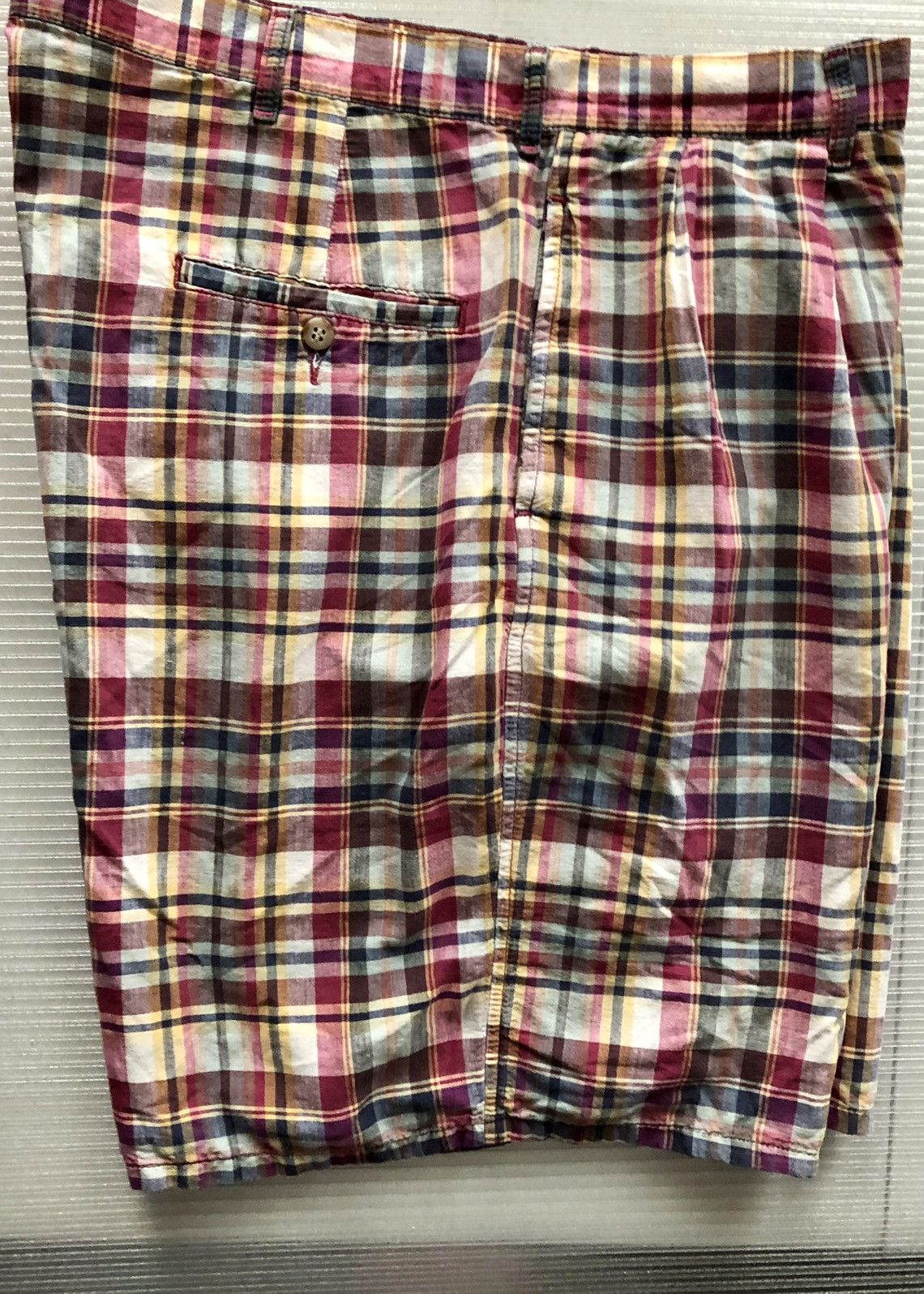 Polo Ralph Lauren Polo Ralph Lauren 🇺🇸 RED MADRAS COTTON CAMP VINTAGE SHORTS 36 Size US 36 / EU 52 - 3 Thumbnail