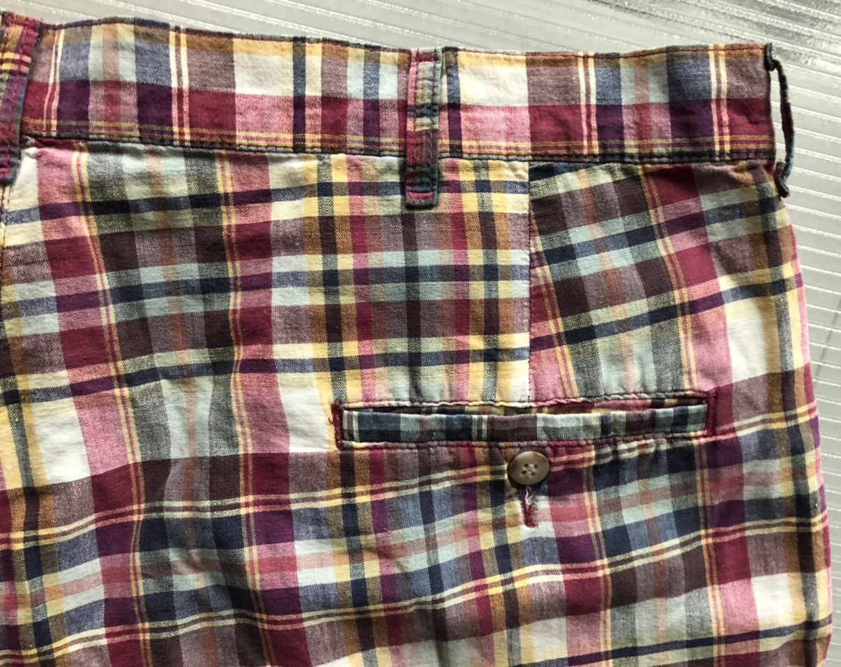Polo Ralph Lauren Polo Ralph Lauren 🇺🇸 RED MADRAS COTTON CAMP VINTAGE SHORTS 36 Size US 36 / EU 52 - 4 Thumbnail