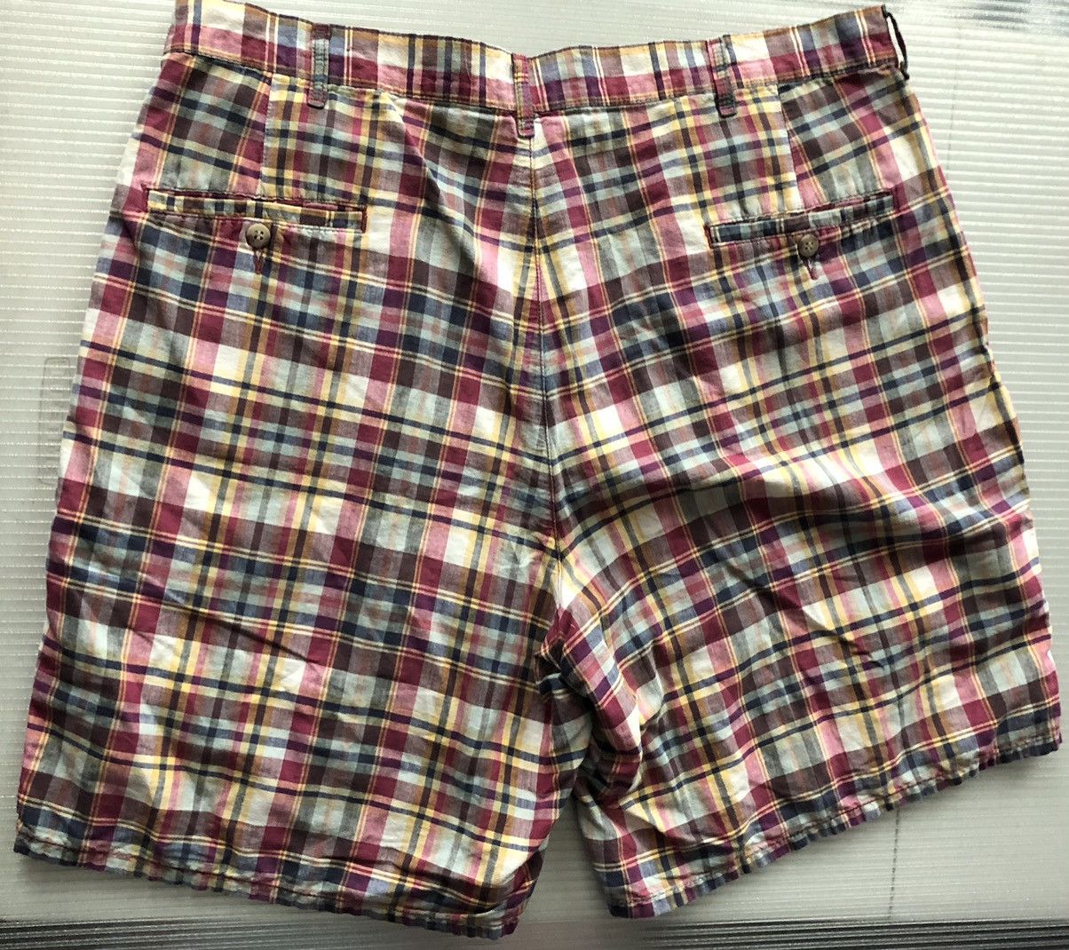 Polo Ralph Lauren Polo Ralph Lauren 🇺🇸 RED MADRAS COTTON CAMP VINTAGE SHORTS 36 Size US 36 / EU 52 - 5 Thumbnail