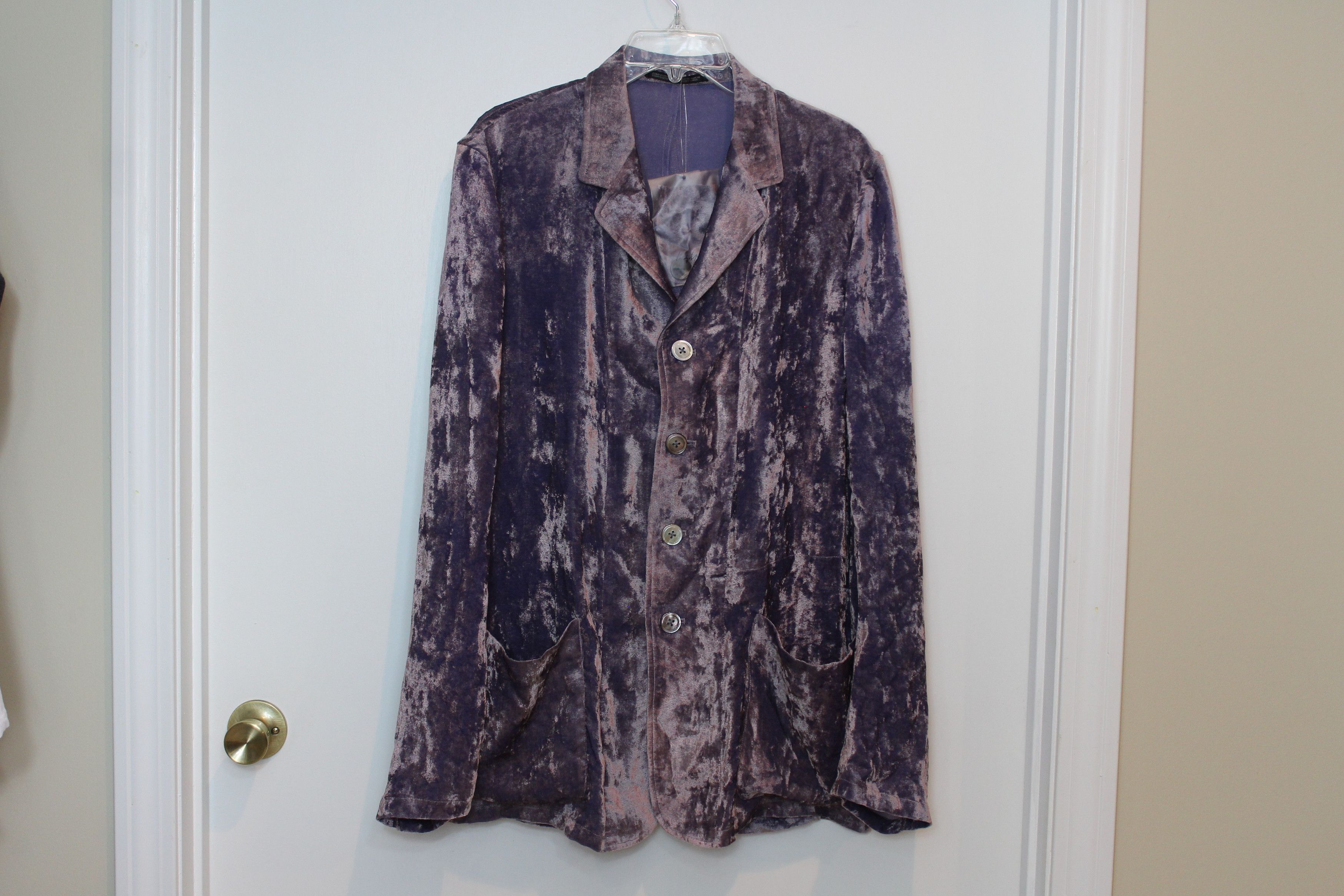 Yohji Yamamoto Pour Homme 97AW Velvet Pajama Jacket