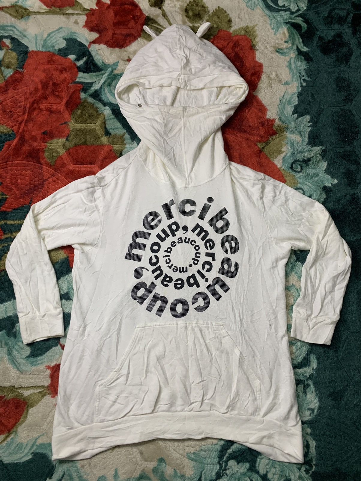 Vintage Mercibeaucoup By Issey Miyake Cat Ear Hoodie Size M