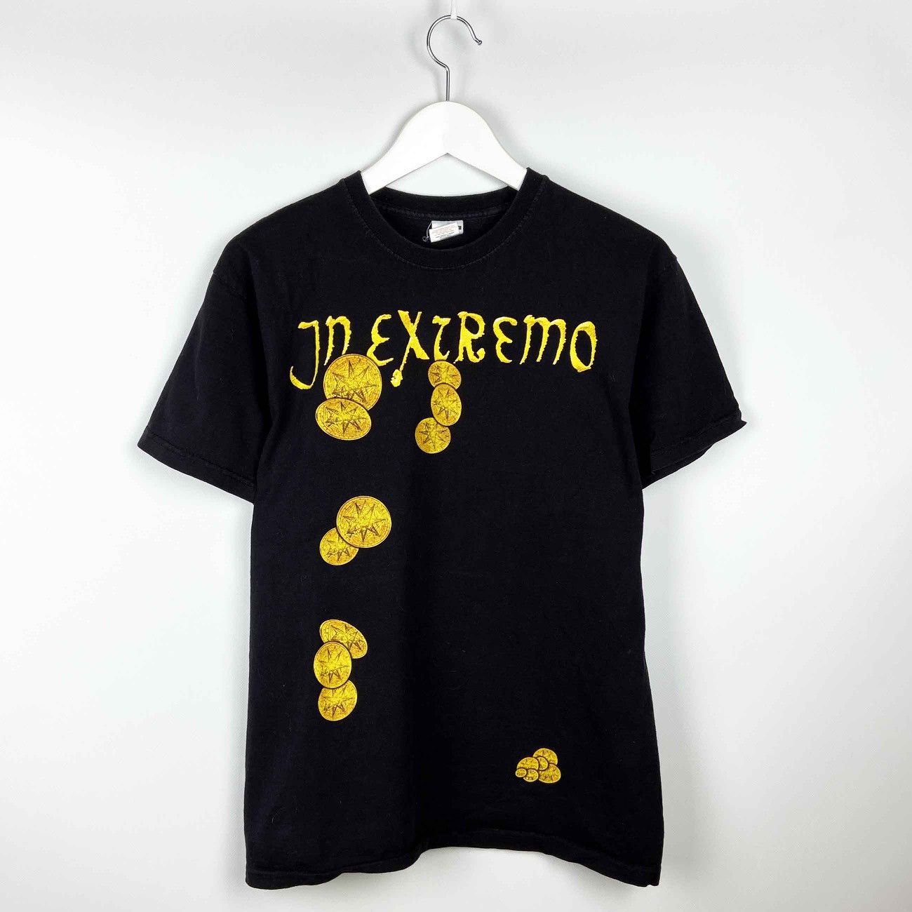 Band Tees Vintage In Extremo Faded y2k rock band Metal tee Money hype Size US M / EU 48-50 / 2 - 1 Thumbnail